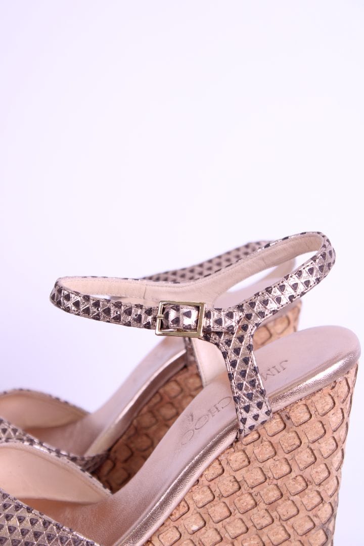 Jimmy Choo Jimmy Choo Wedges Gold 36