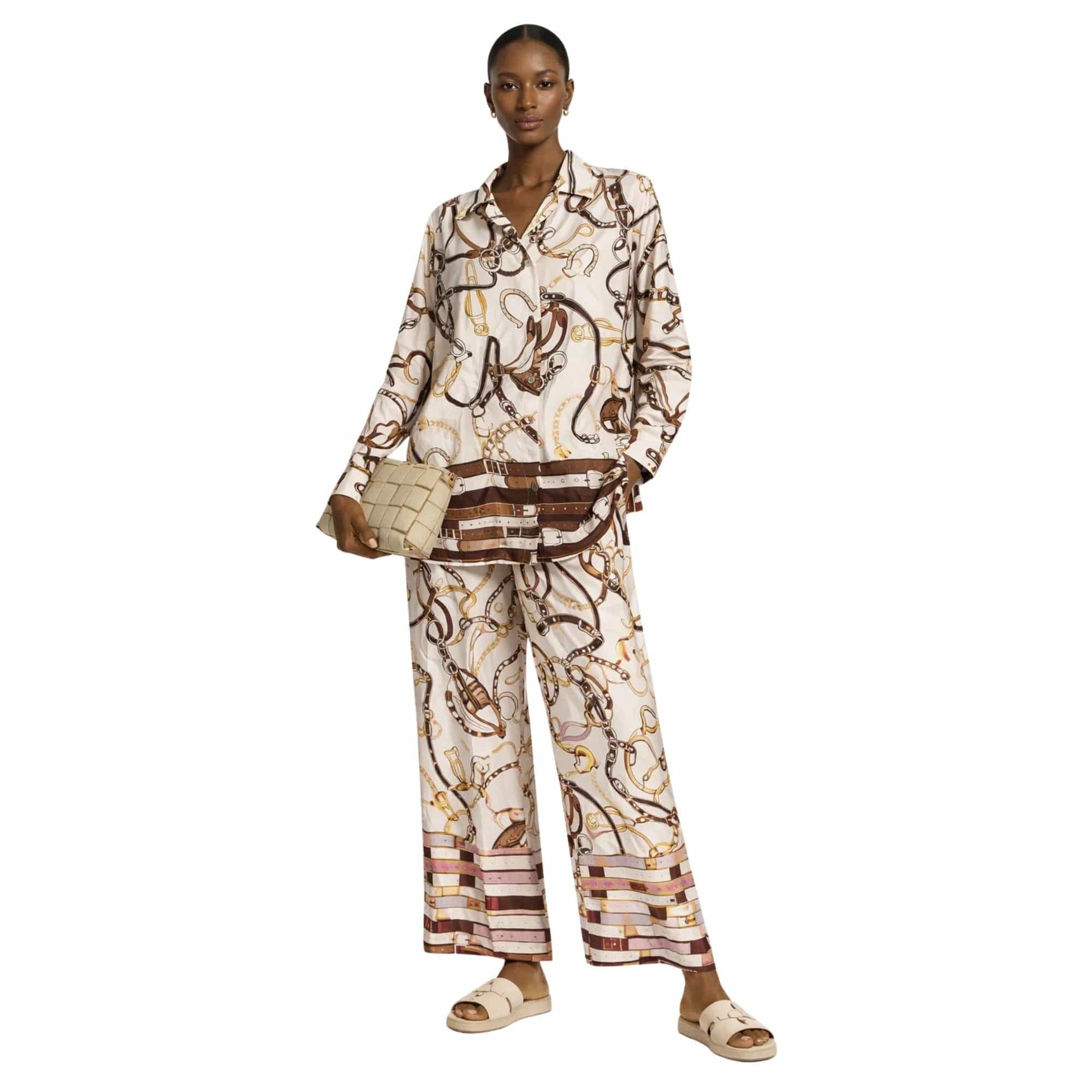 JOIE CLAIR TWO-PIECE SET  زوج “SADDLE CHAIN”
