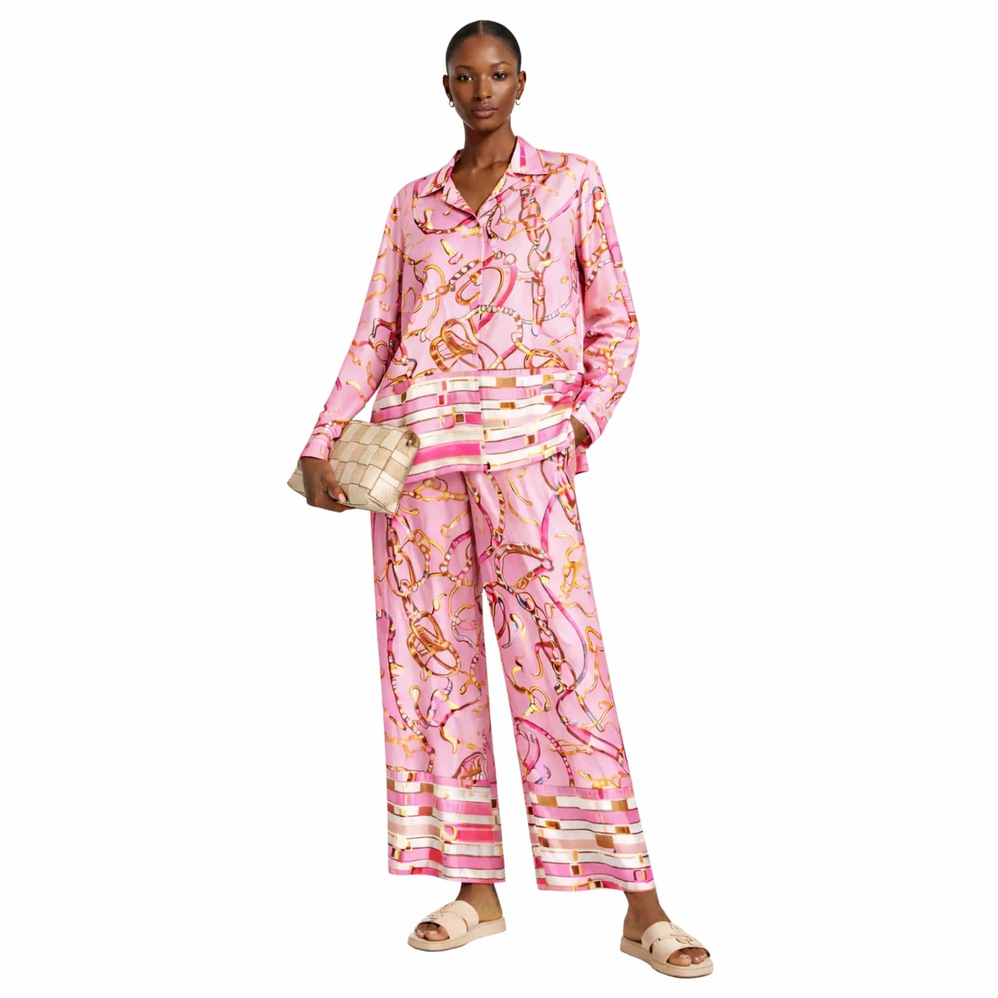 JOIE CLAIR TWO-PIECE SET  زوج “SADDLE CHAIN”