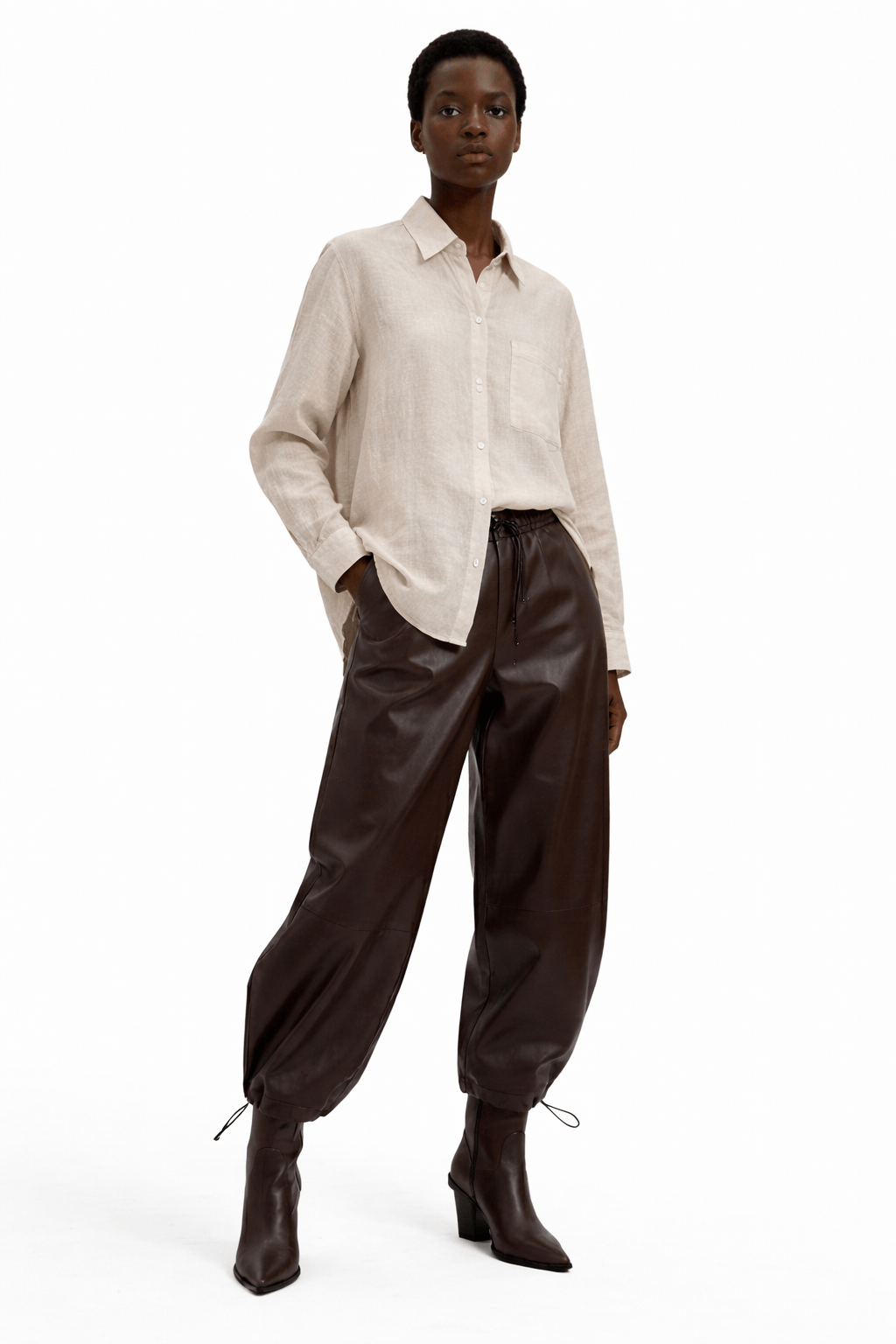 JOIE CLAIR LOOSE FIT LINEN SHIRT "MARCO" (قميص)