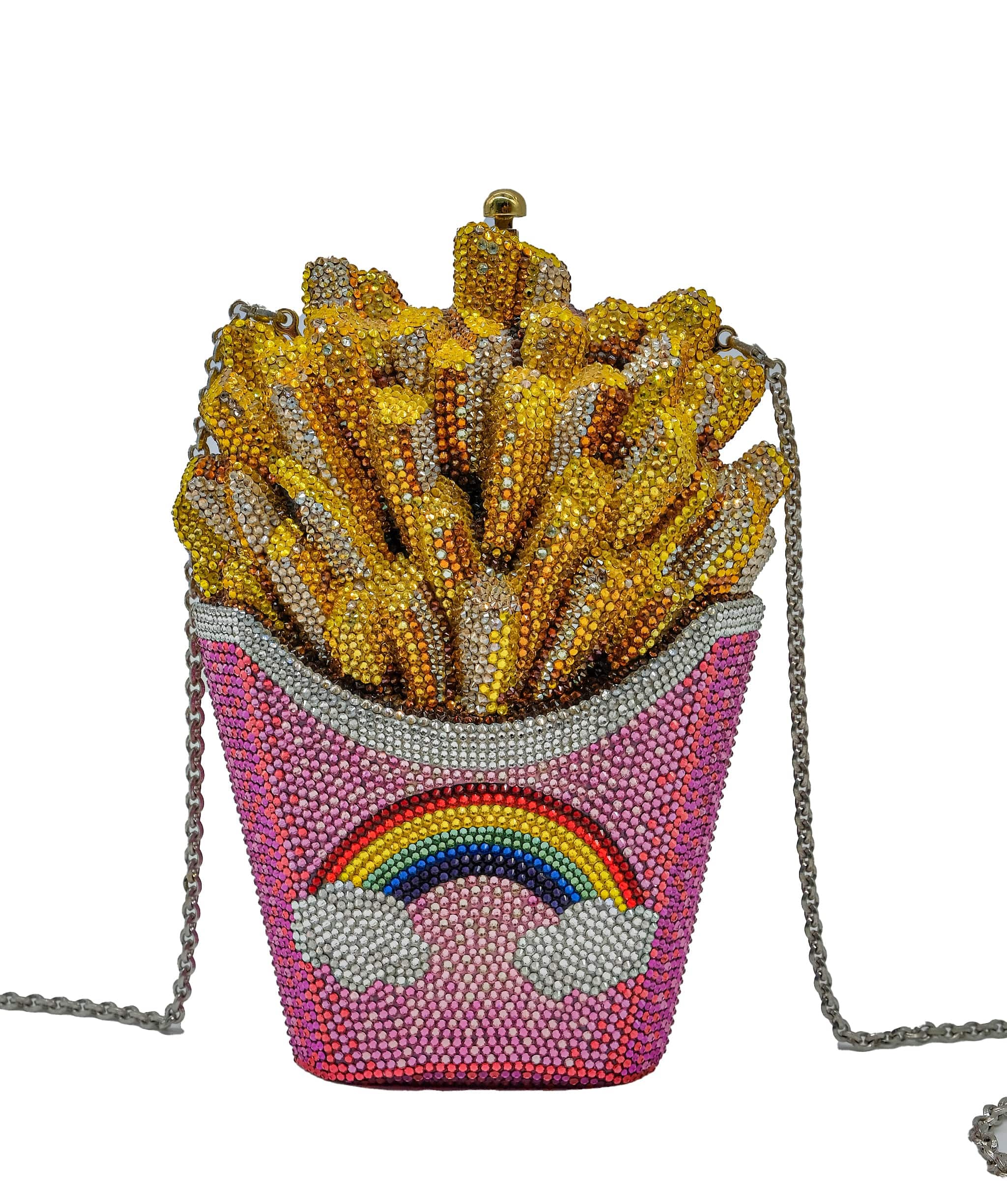 Judith Leiber Judith Leiber Limited Edition Crystal Embellished French Fries Bag  ASC5348