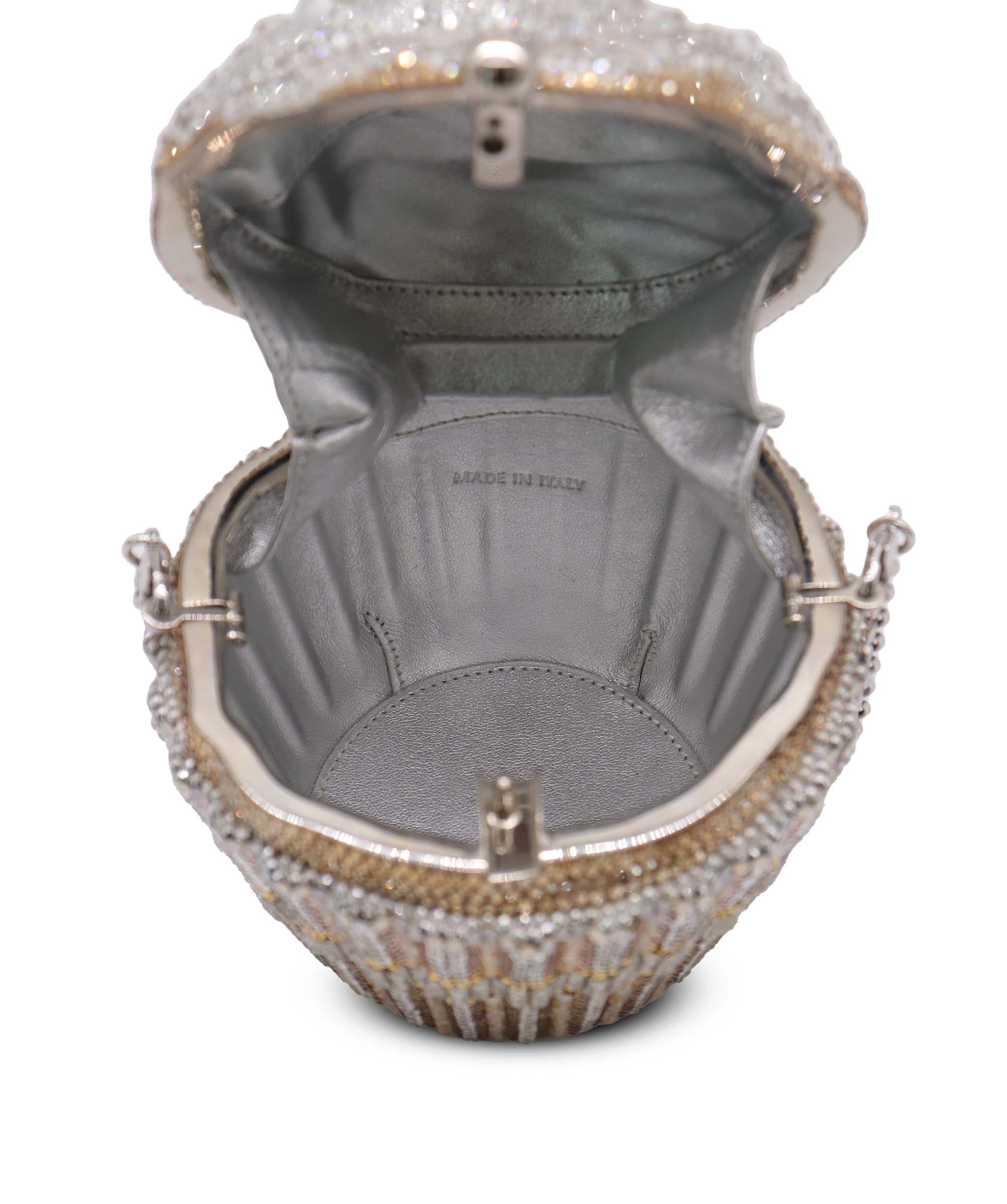 JUDUTH LEIBER JUDITH LEIBER LIMITED EDITION MINAUDIERE CUPCAKE CLUTH  ASC7290