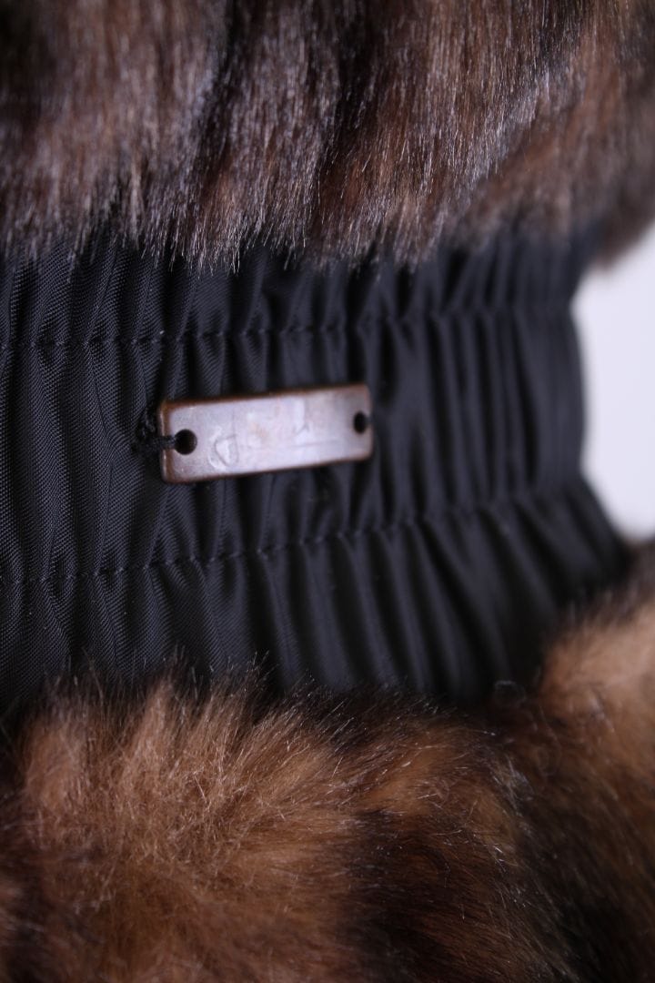 Junior Galtier Junior Galtier Faux Fur Reversible Gilet Black/ Brown S