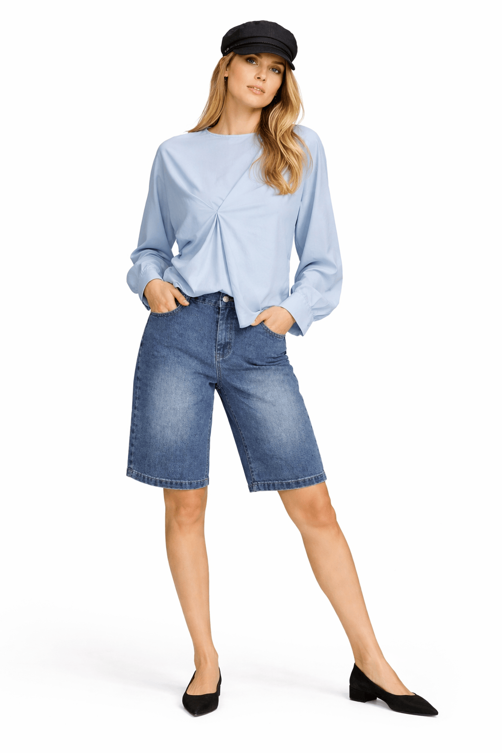 K-FASHION SIDE DETAILED BLOUSE بلوزة