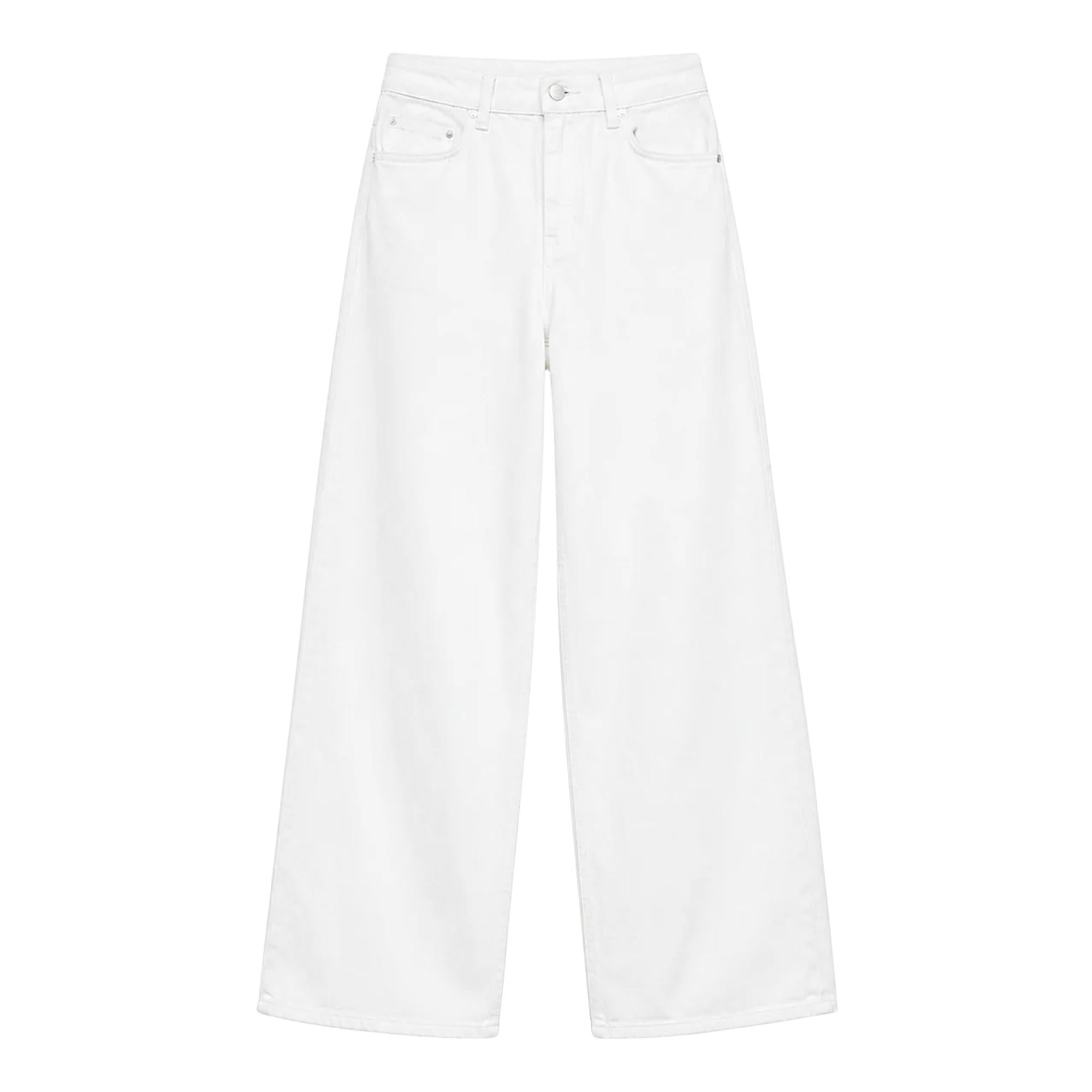 K-FASHION WHITE DENIM TROUSERS (بنطلون) “GAROSU-GIL”