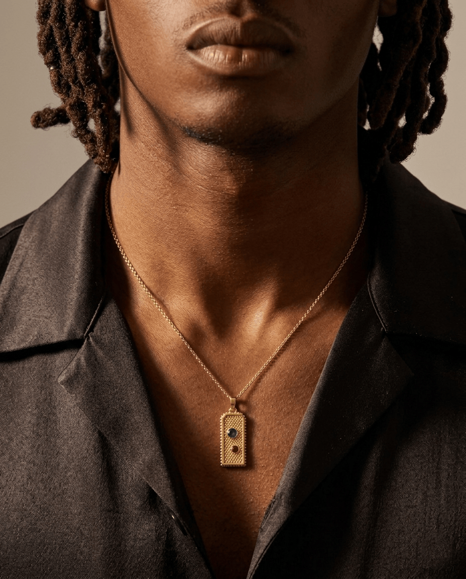 L'or Ensé Cartouche II Large Pendant
