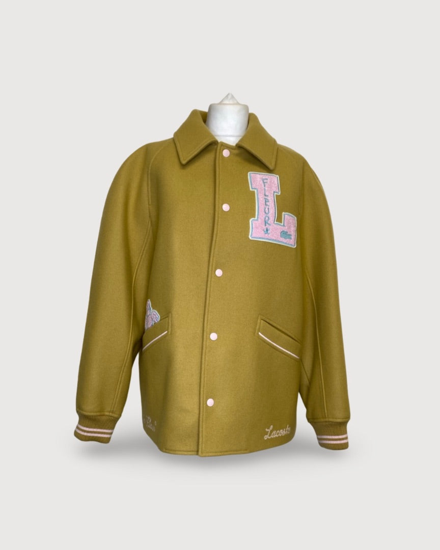 Yellow Lacoste X Golf Le Fleur Varsity Jacket, L – Luxury Promise