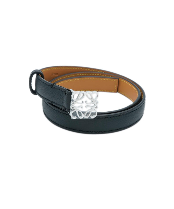 Loewe Loewe Anagram-logo grained-leather belt ASL9642