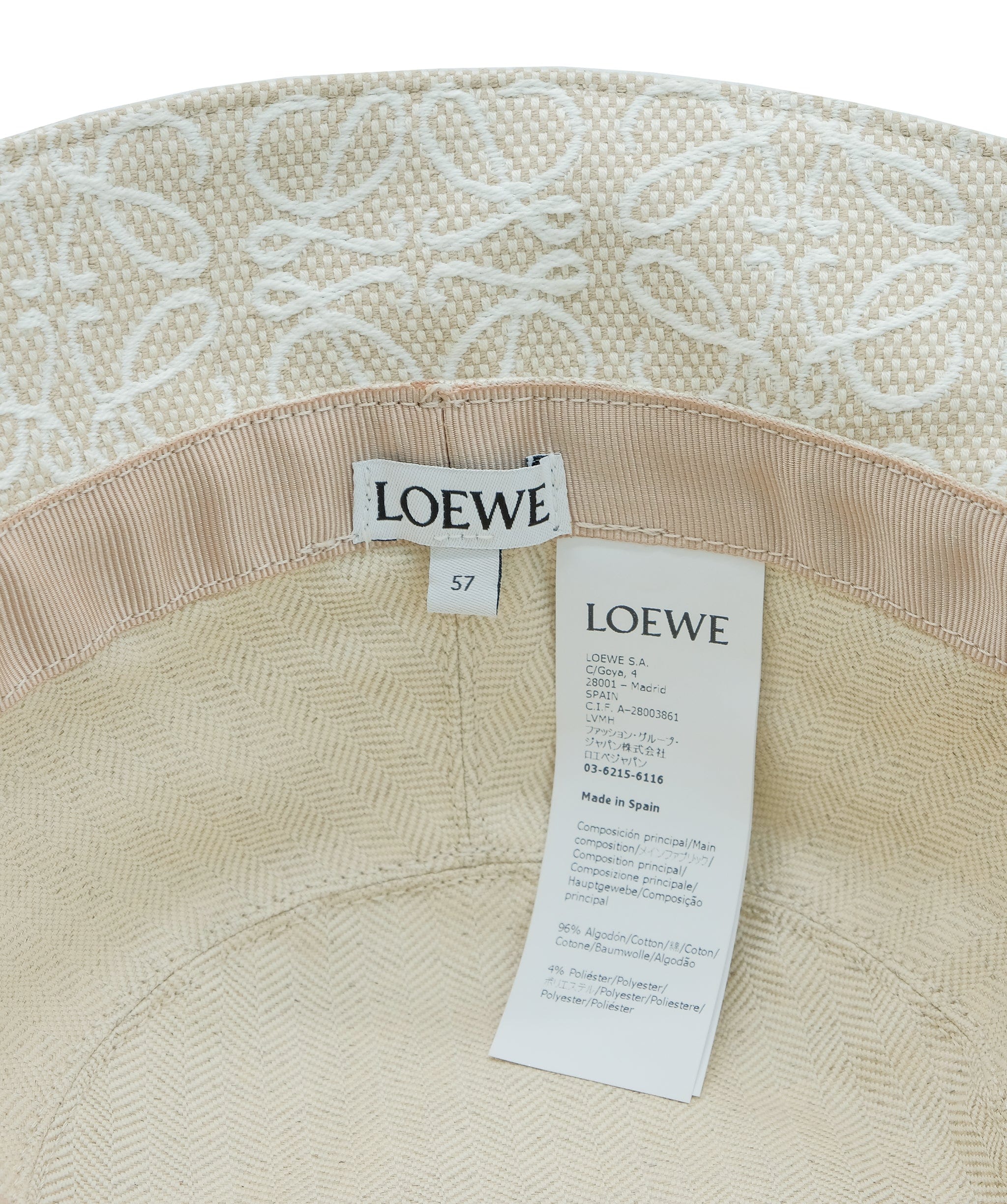 Loewe Loewe Bucket Hat RJC2692