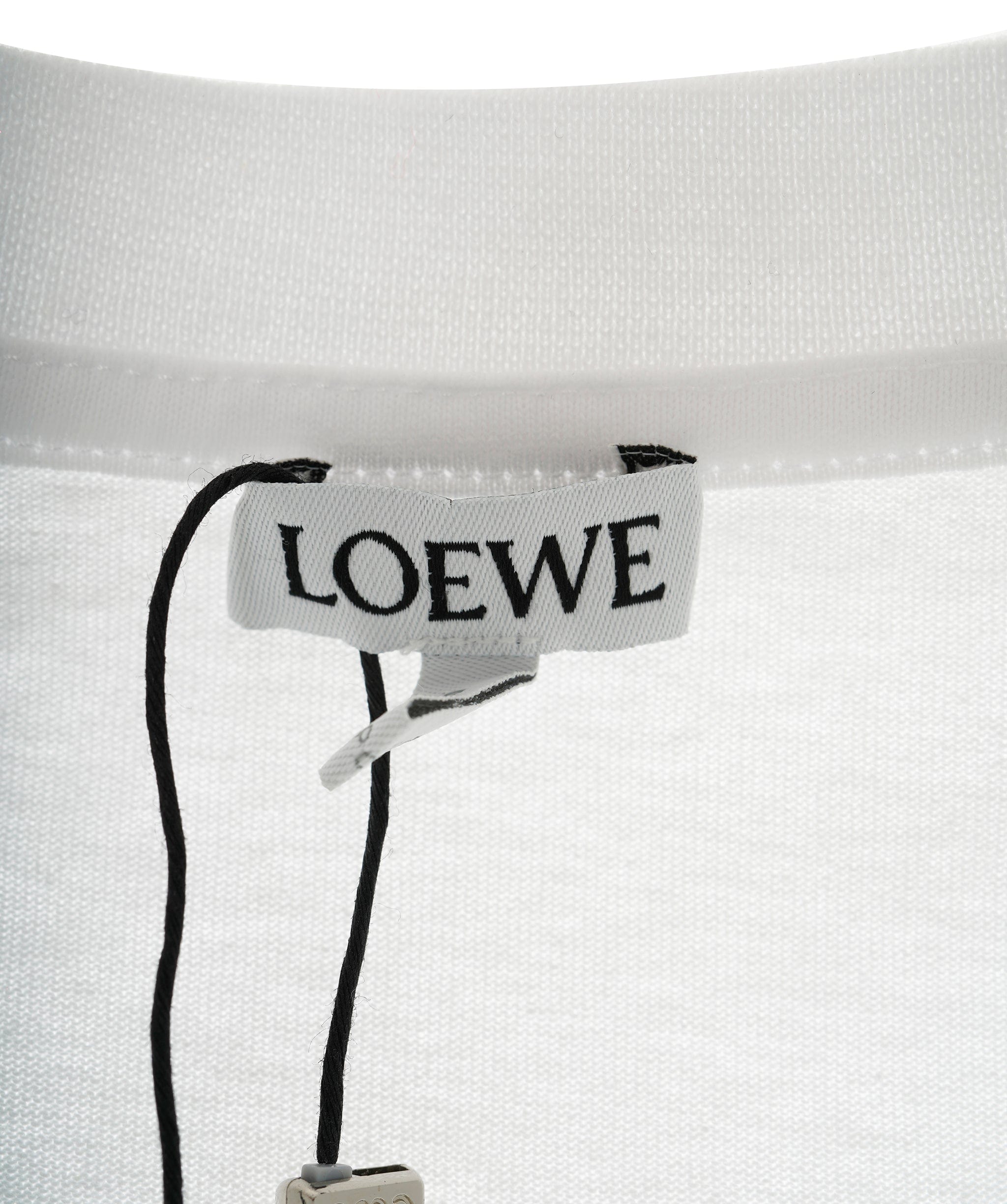 Loewe Loewe anagram white tshirt size L AVL1518