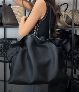 Loewe W26041097 Loewe Flamenco Clutch Black Nappa Leather