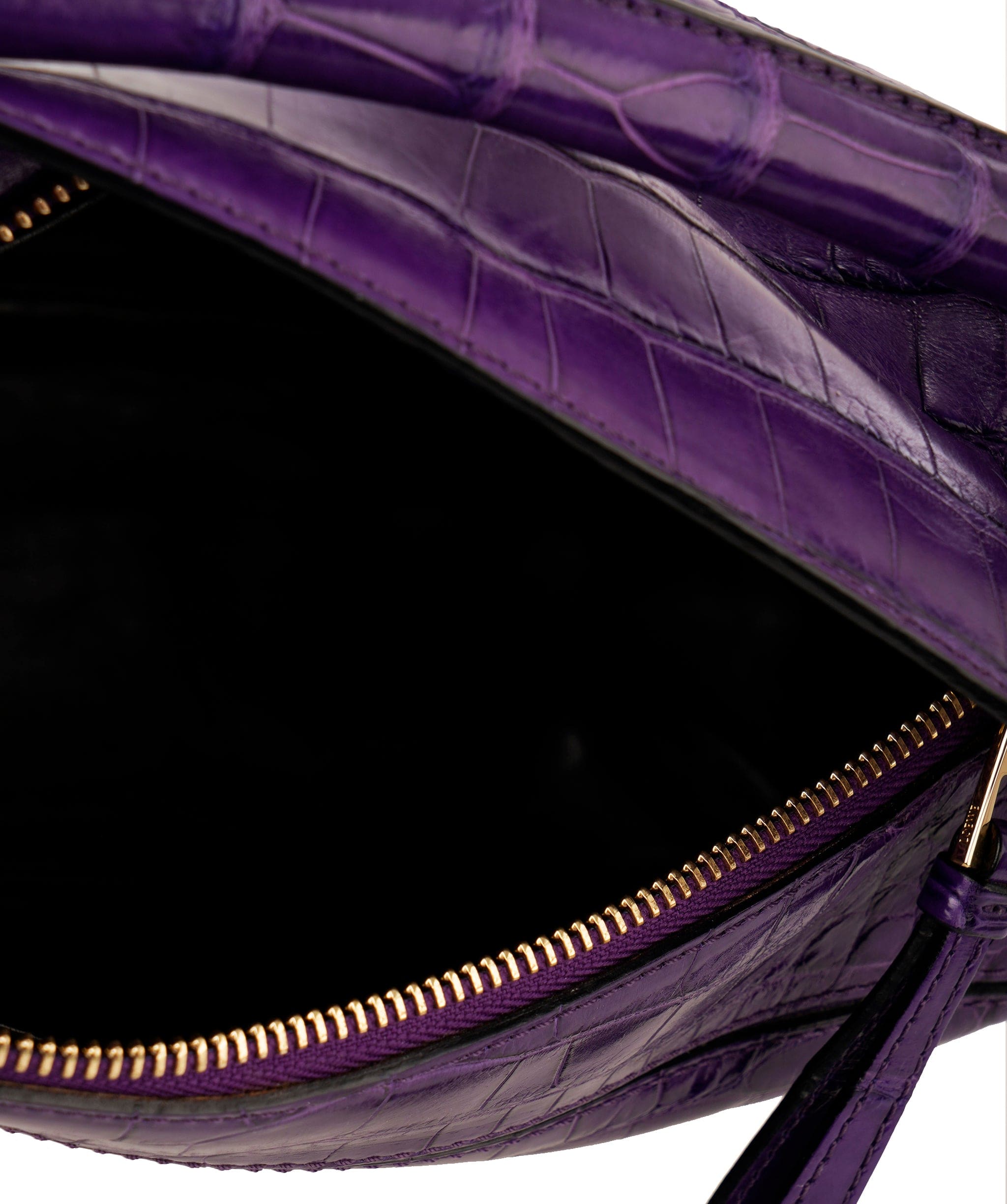 Loewe Loewe Puzzle Bag Alligator Medium with GHW ALC3918