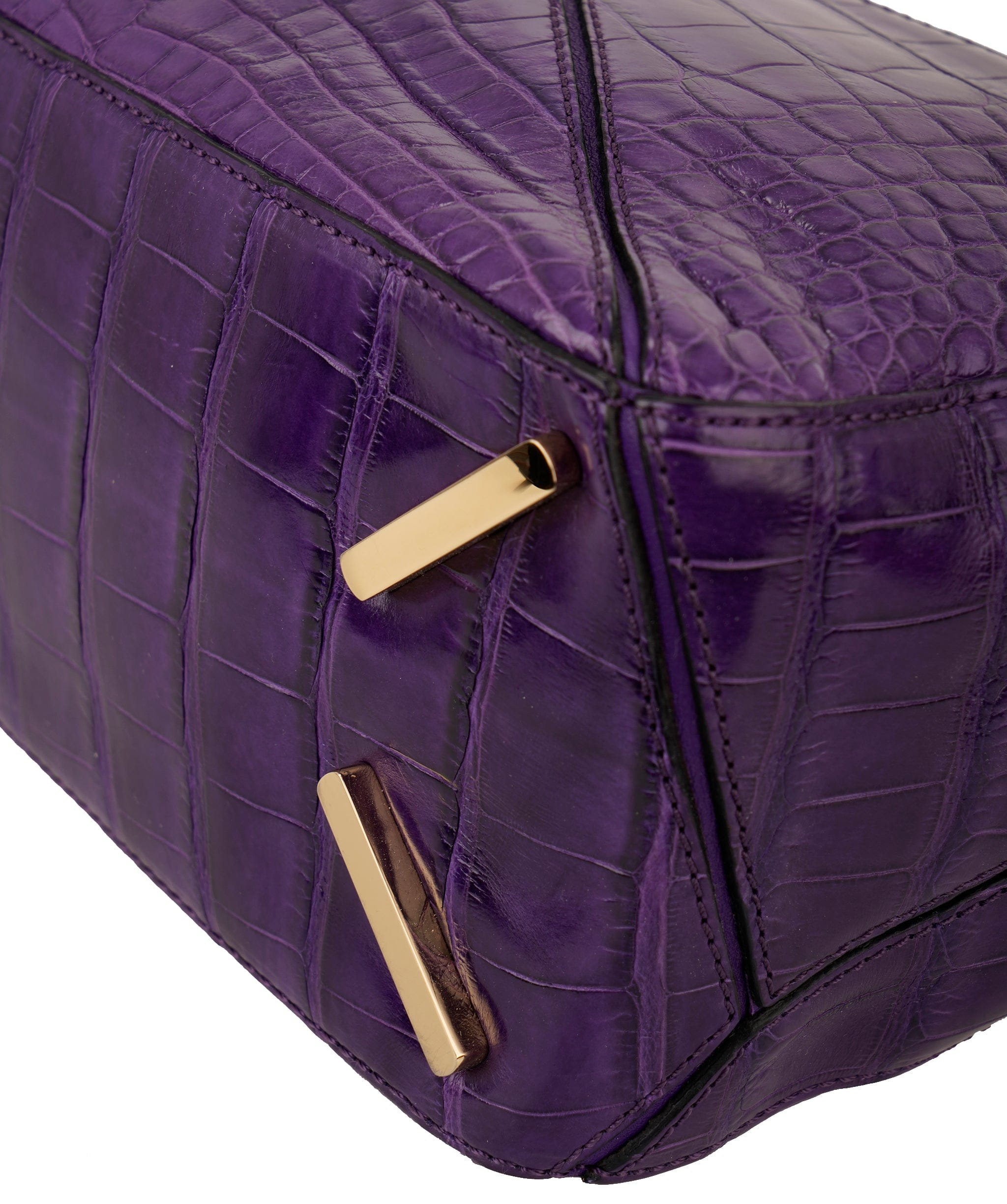 Loewe Loewe Puzzle Bag Alligator Medium with GHW ALC3918