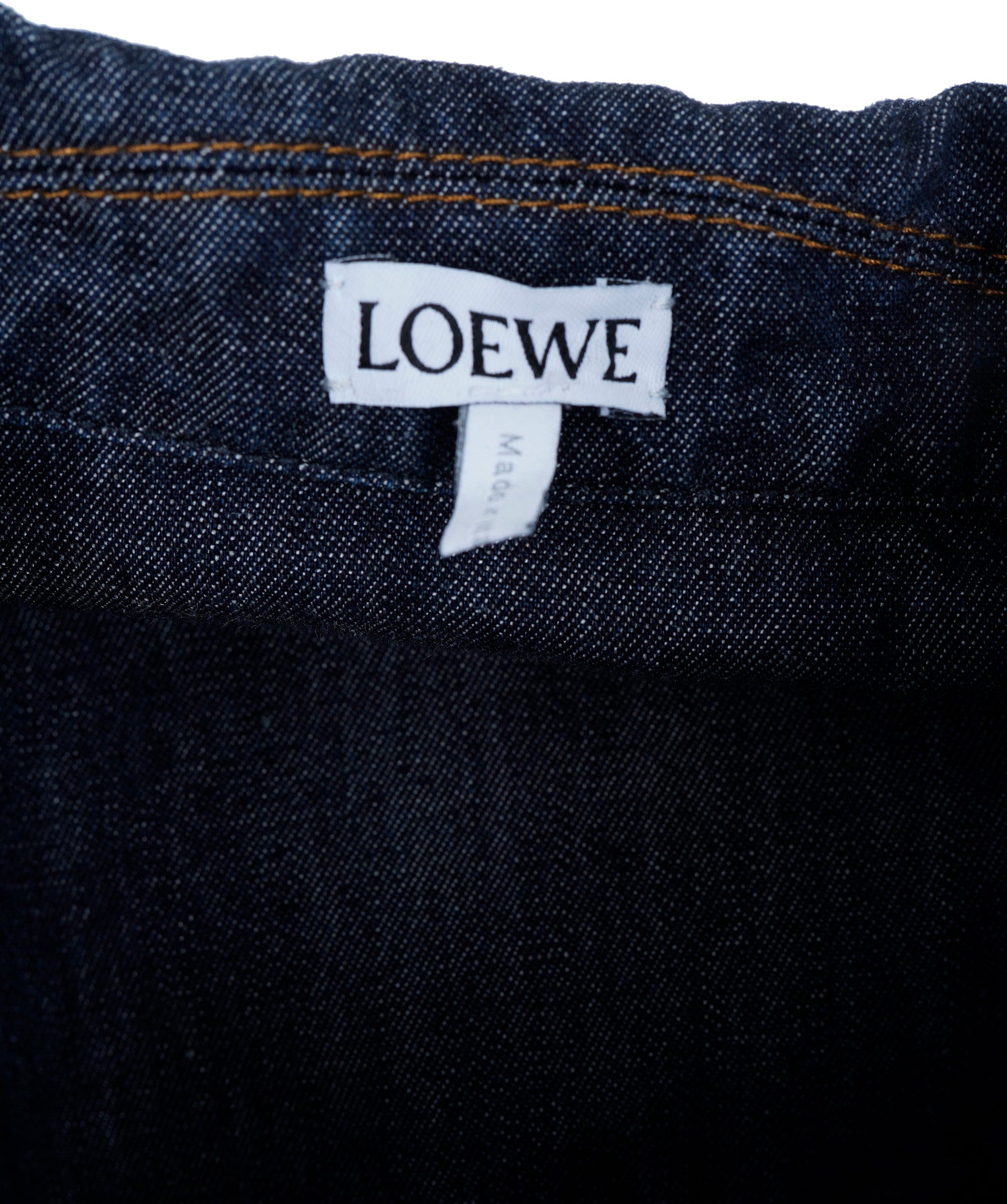 Loewe Loewe Anagram-embroidered denim jacket ASL9649