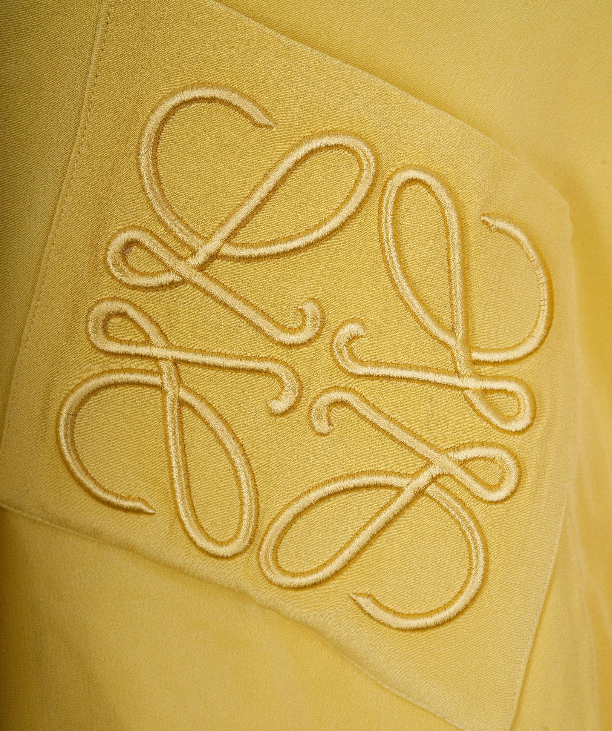 Loewe Loewe Anagram Logo Yellow Blouse  ALC0835