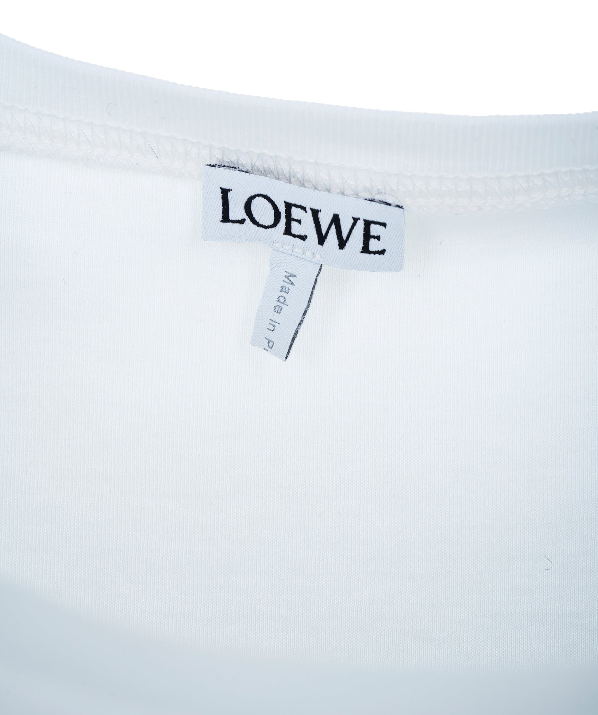 Loewe Loewe Anagram-Print cropped jersey Tshirt ASL9635