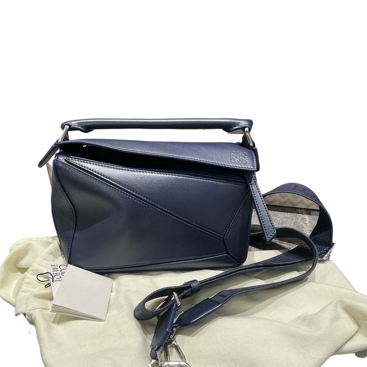 Loewe Loewe Puzzle Small Navy Bag