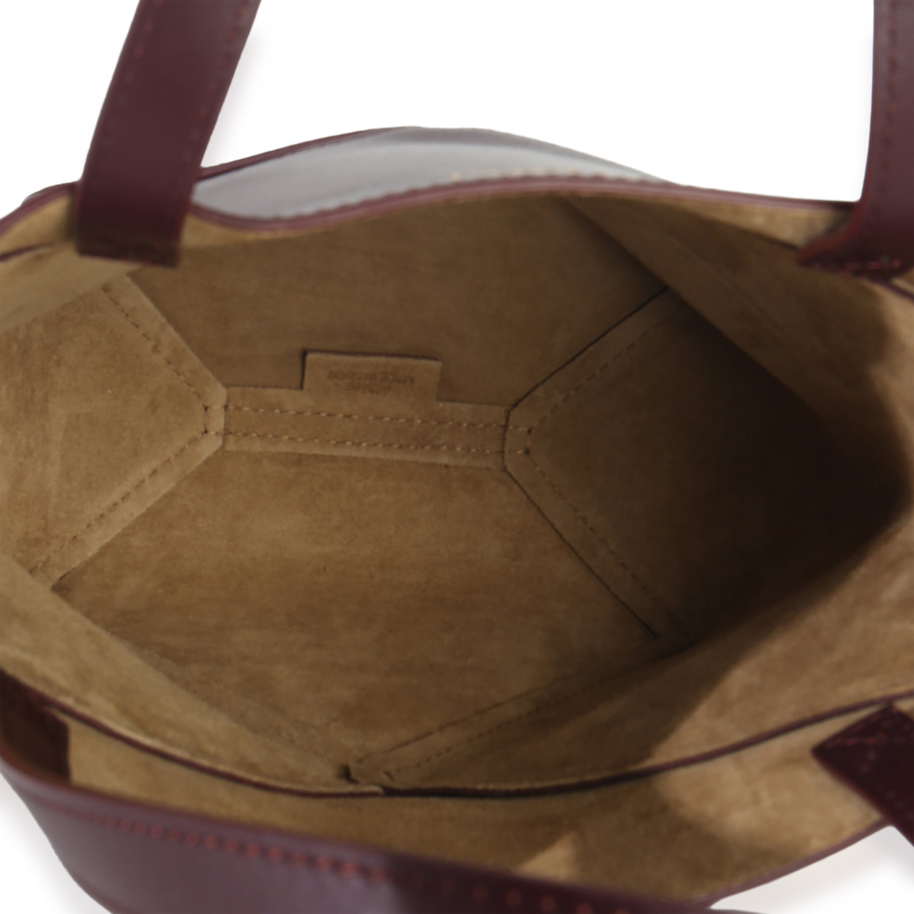 Loewe Burgundy Calfskin Mini Puzzle Fold Tote