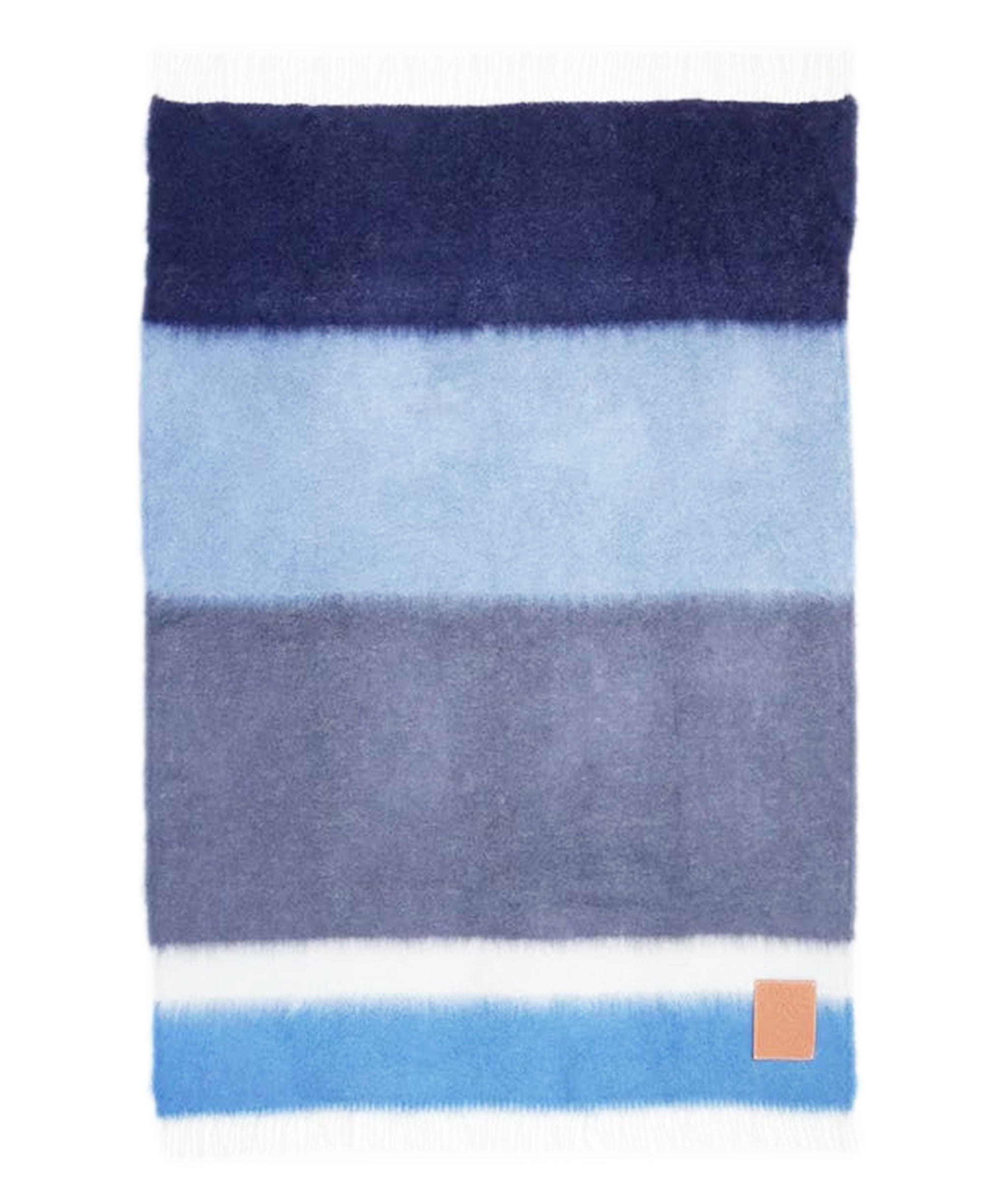 Loewe Loewe Checkerboard Anagram Jacquard Wool Blend Blanket
