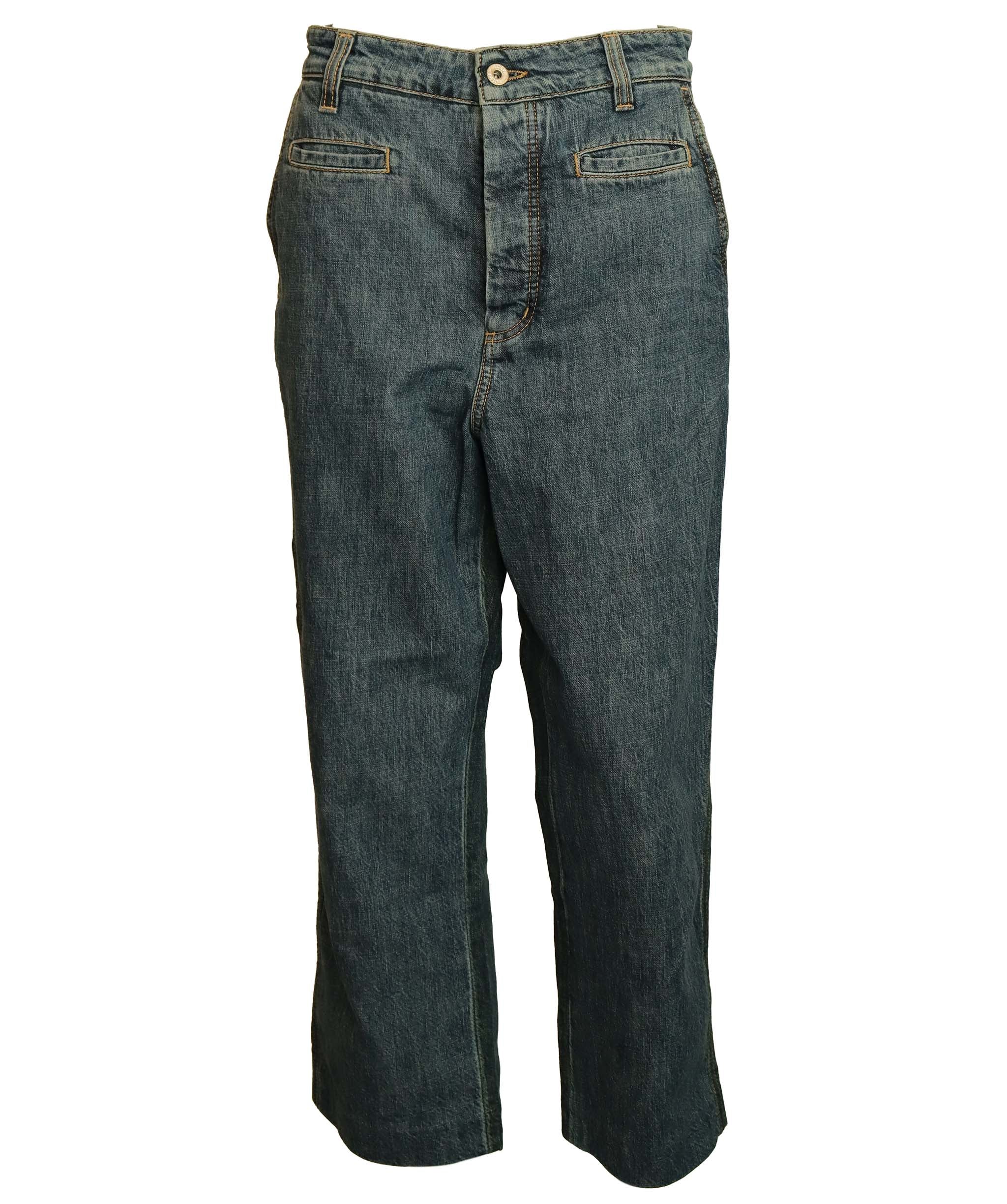 Loewe Loewe Dark Jeans Cropped Jeans ASC7007