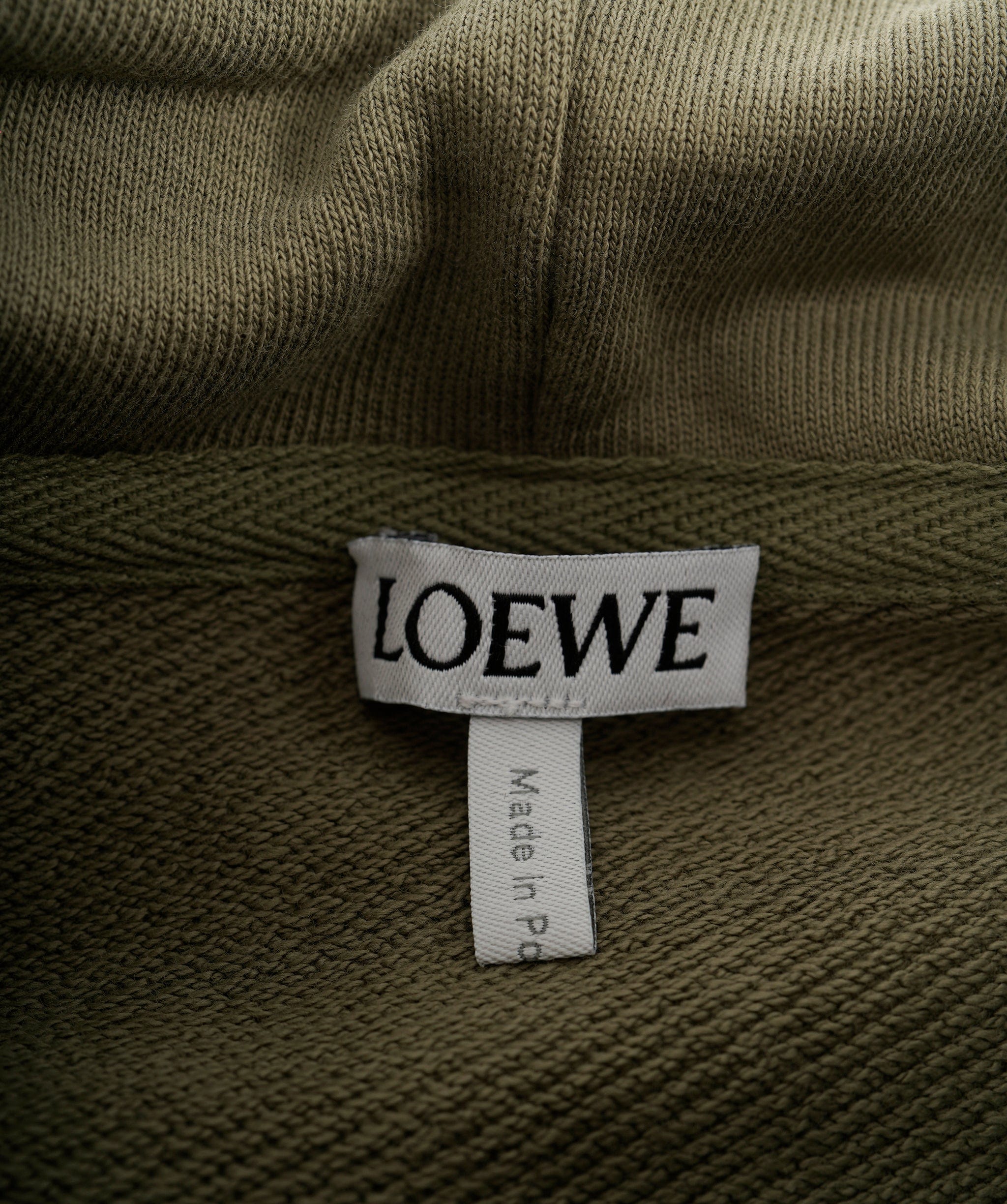 Loewe Loewe Anagram hoodie green AJL0191