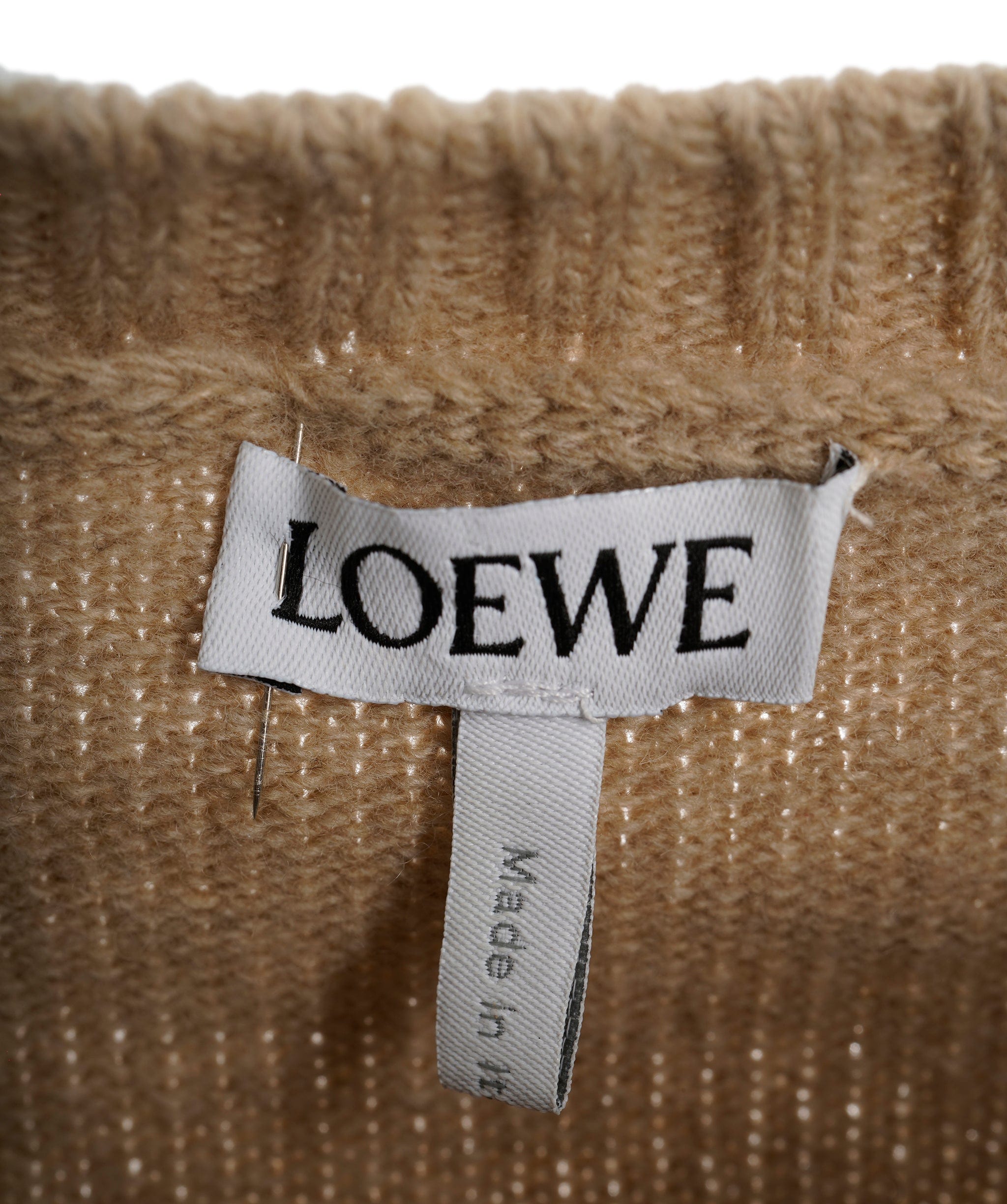 Loewe Loewe Beige Anagram Jumper  ALL0545