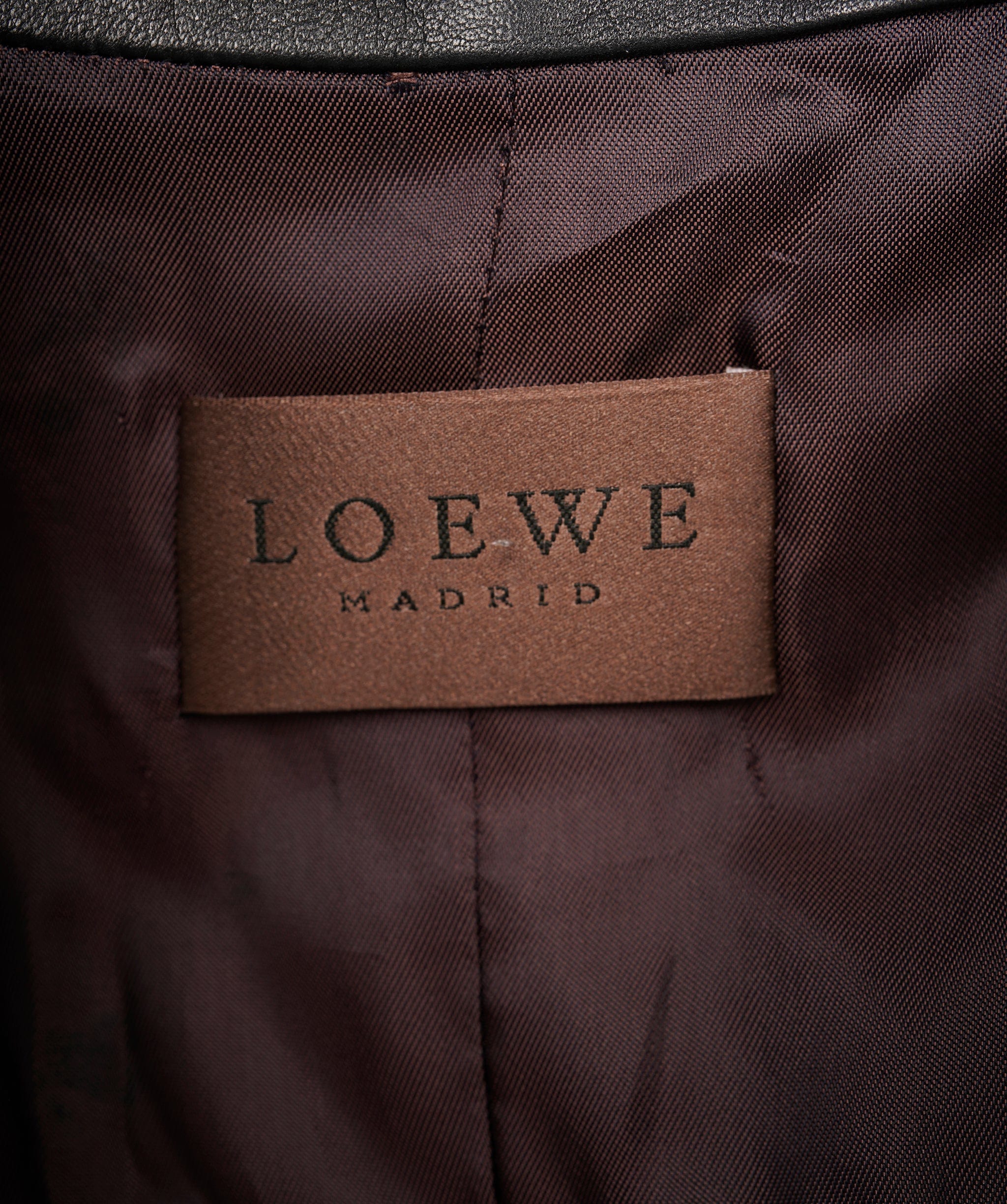 Loewe Loewe Black Full Leather Trench Coat ALL0674