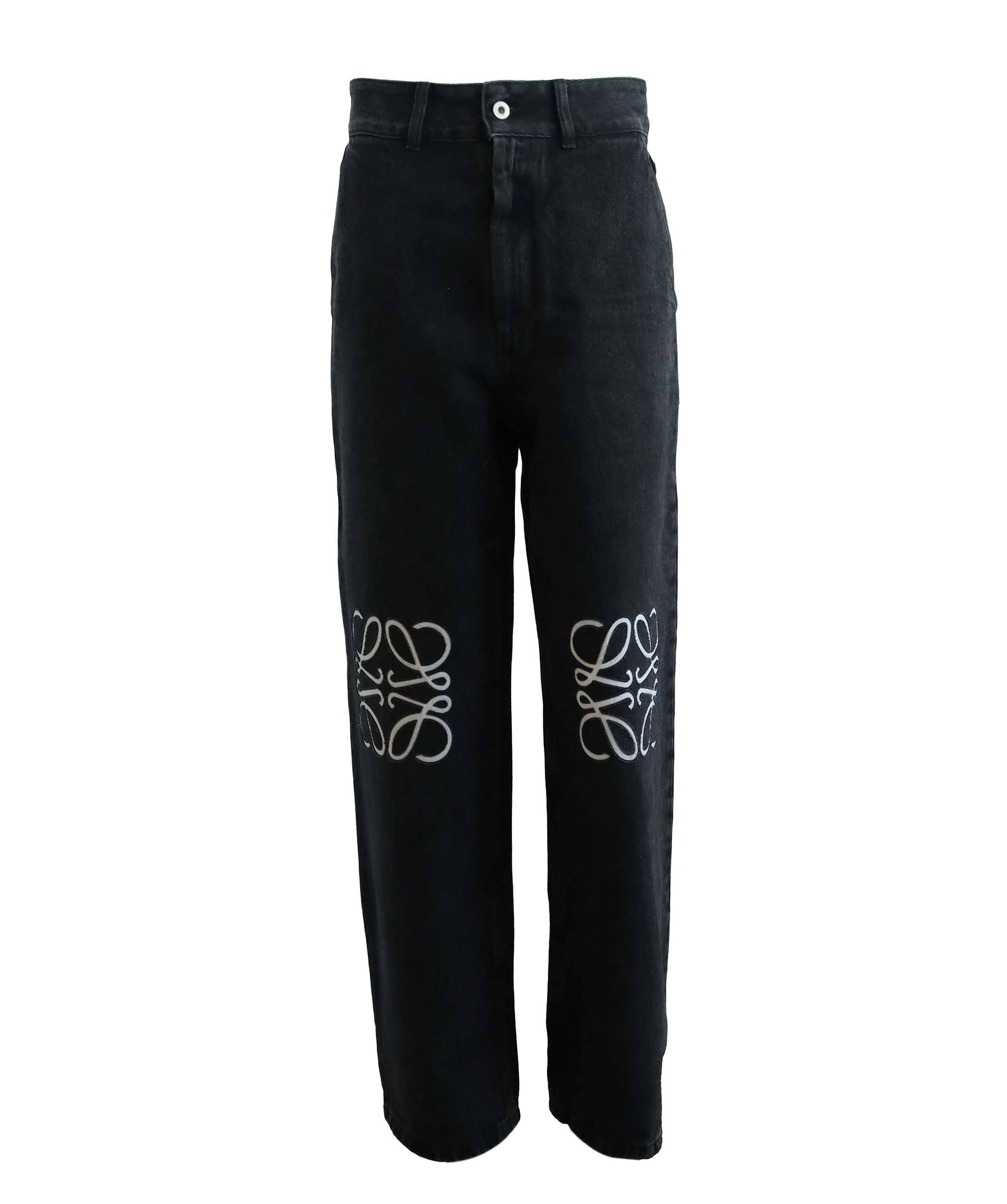 Loewe LOEWE BLACK PANTS BLACK SIZE 32 ASC7257