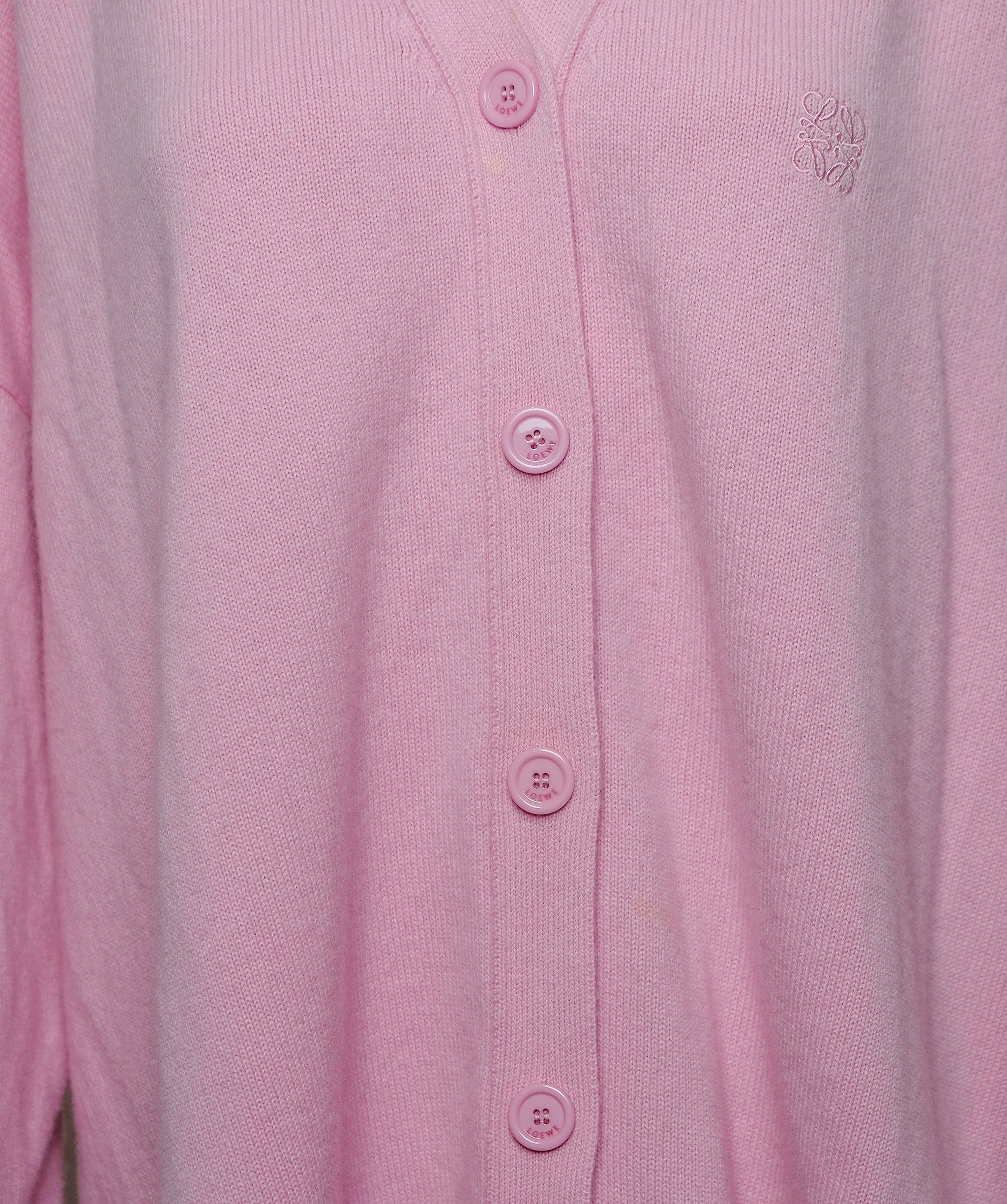 Loewe Loewe Cashmere Pink Cardigan