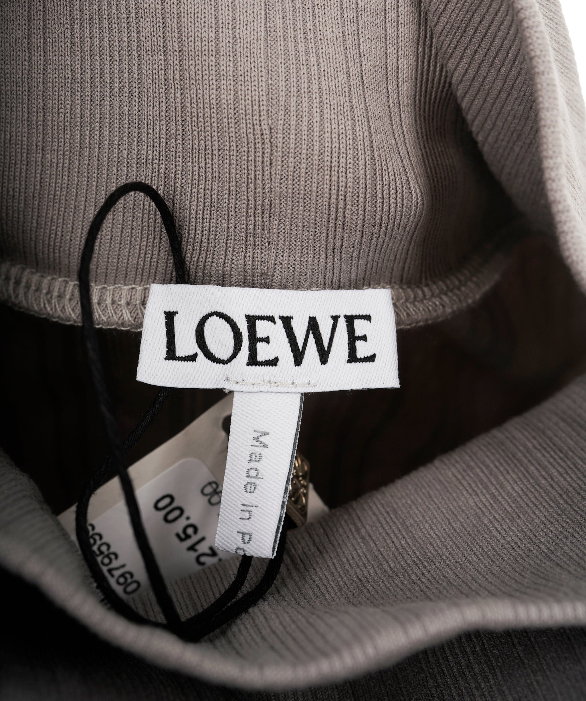 Loewe Loewe Grey Anagram Turtleneck Top Size L  ALL0818