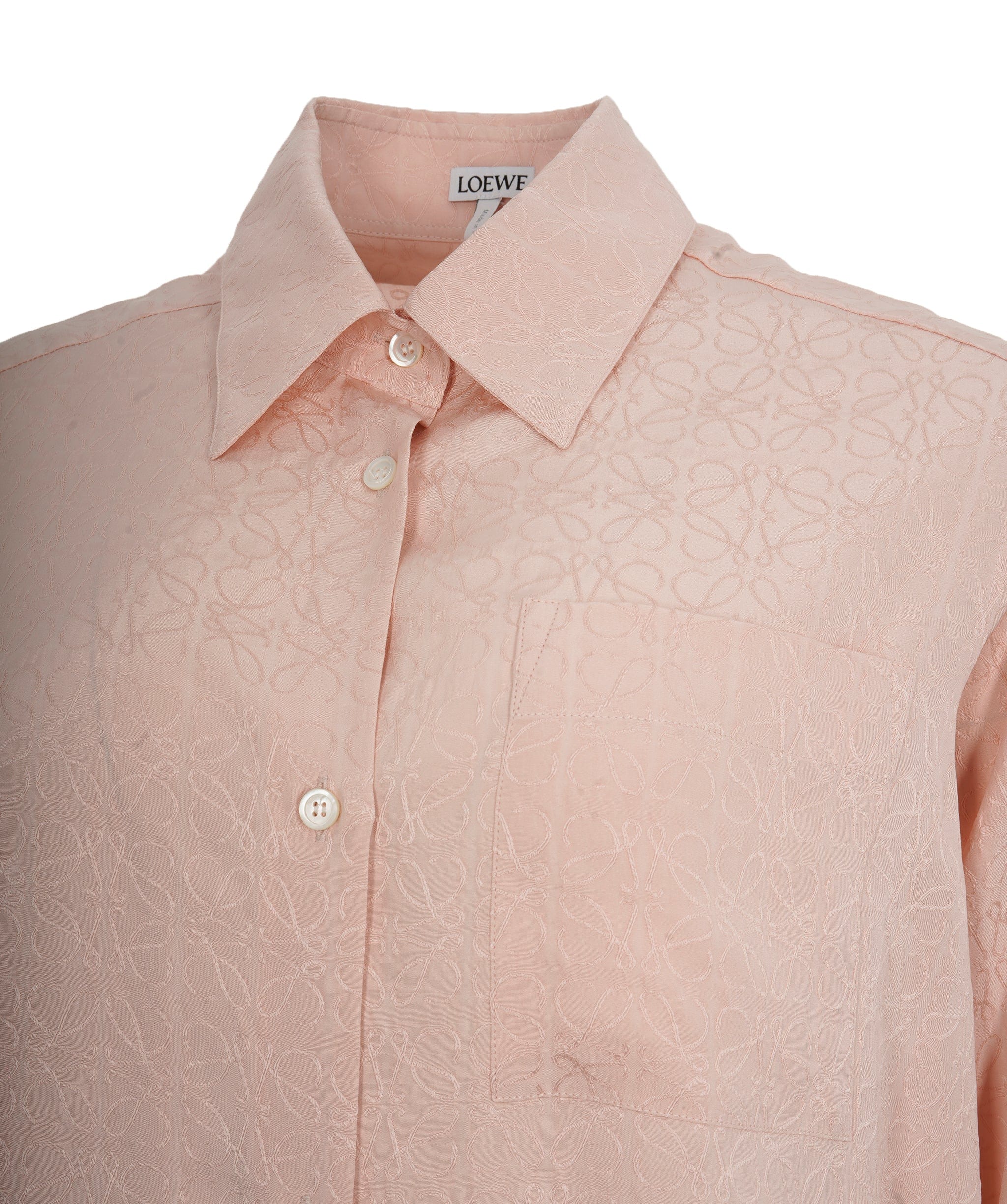Loewe Loewe Pink Anagram Shirt  ALL0686