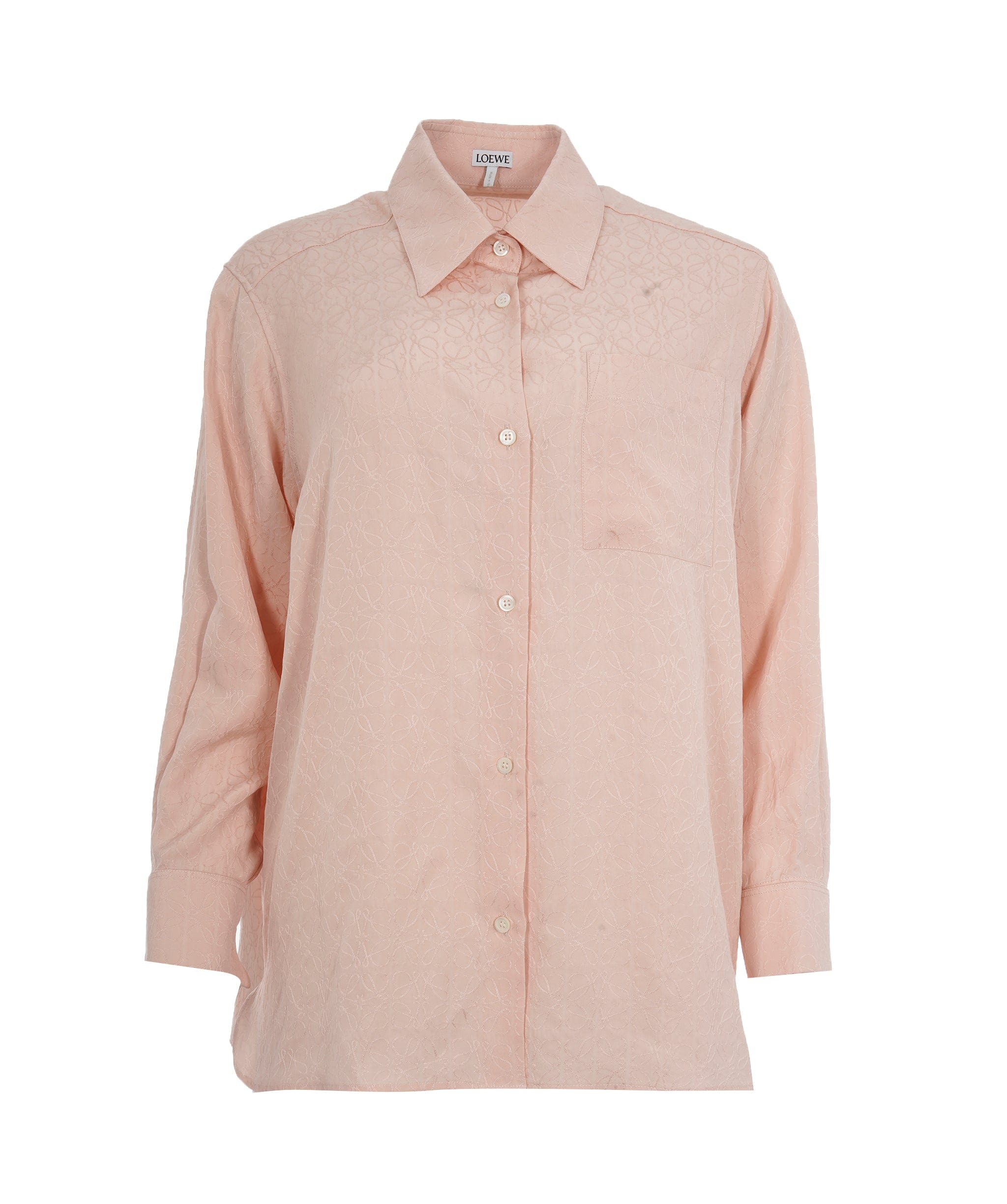 Loewe Loewe Pink Anagram Shirt  ALL0686