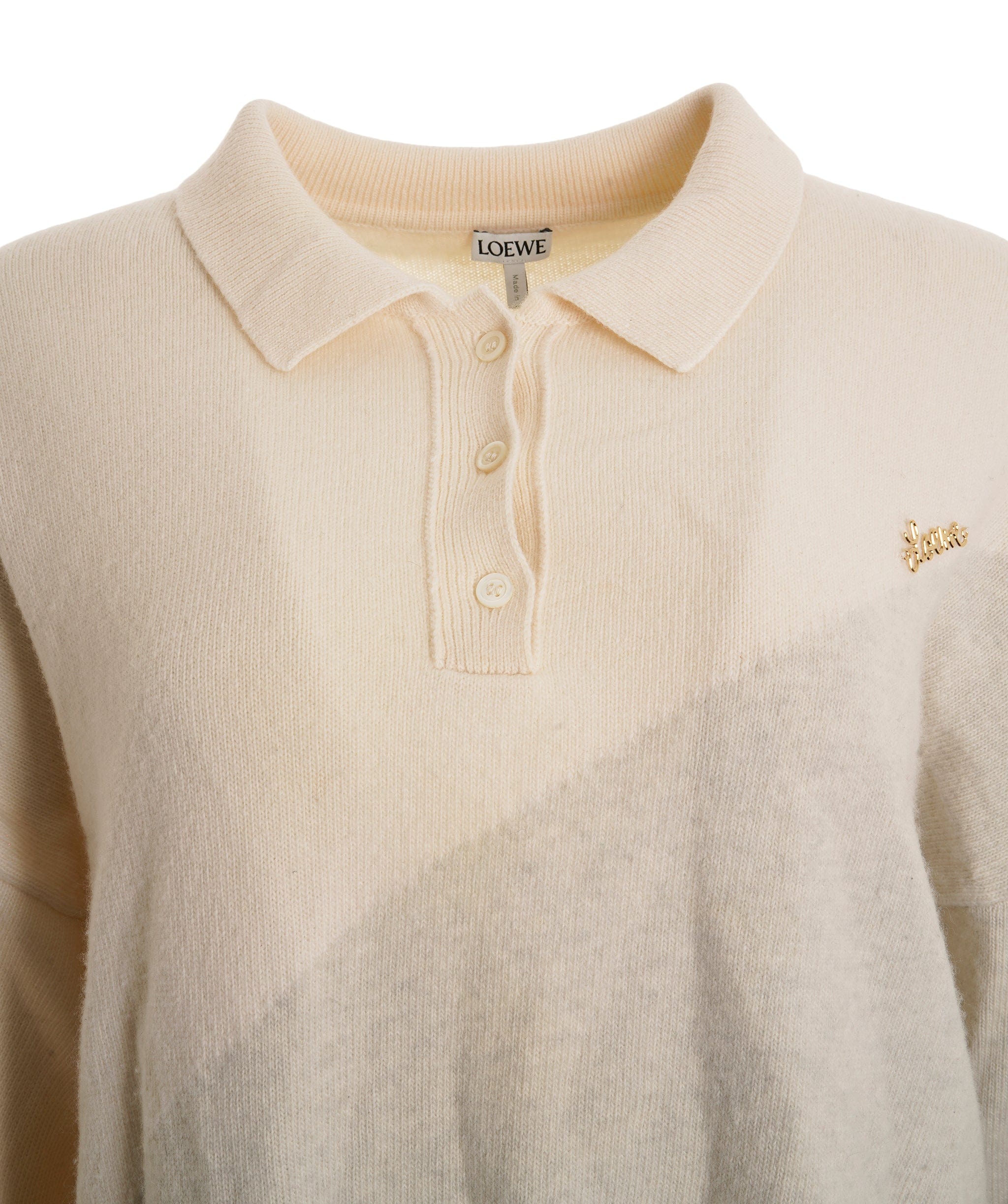 Loewe Loewe Polo Beige Logo Top  ALC2982