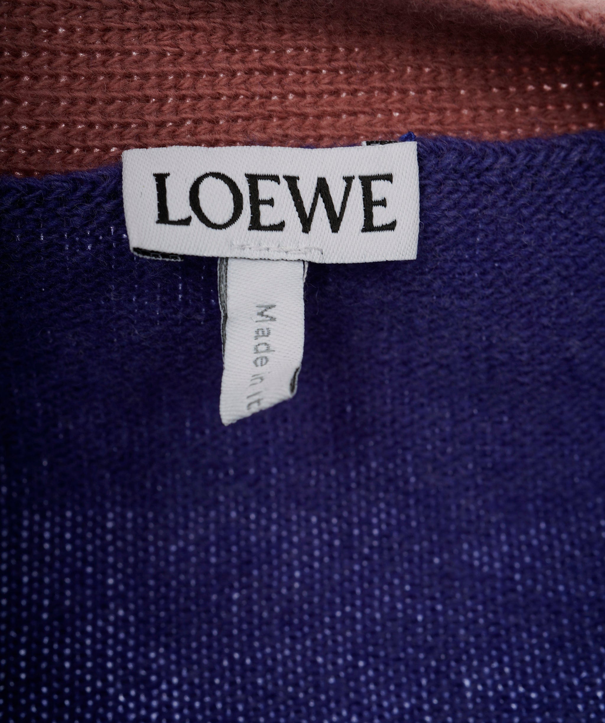 Loewe Loewe Purple cropped cardigan ALL0631