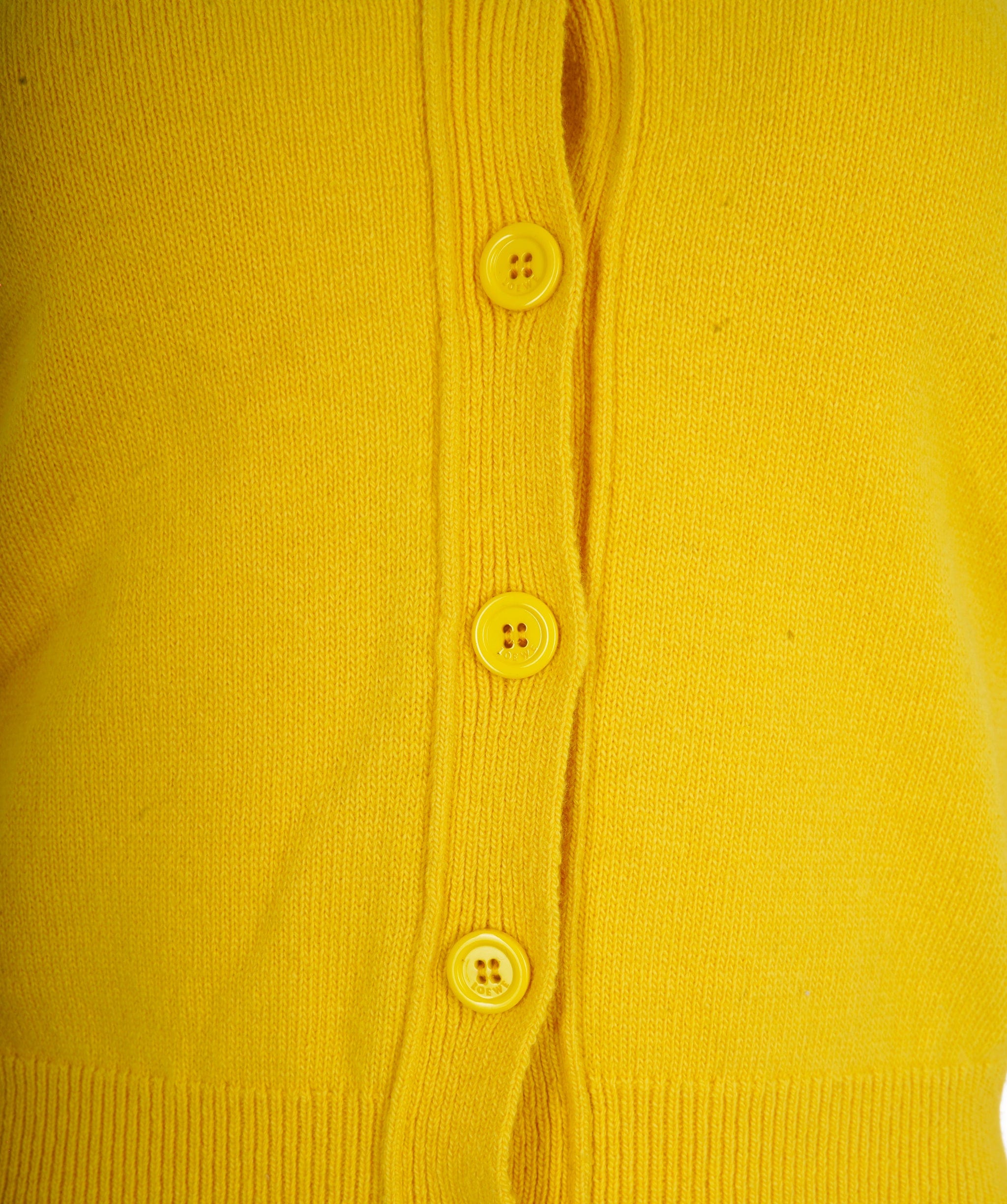 Loewe Loewe Yellow Cardigan With Logo  ALC1429