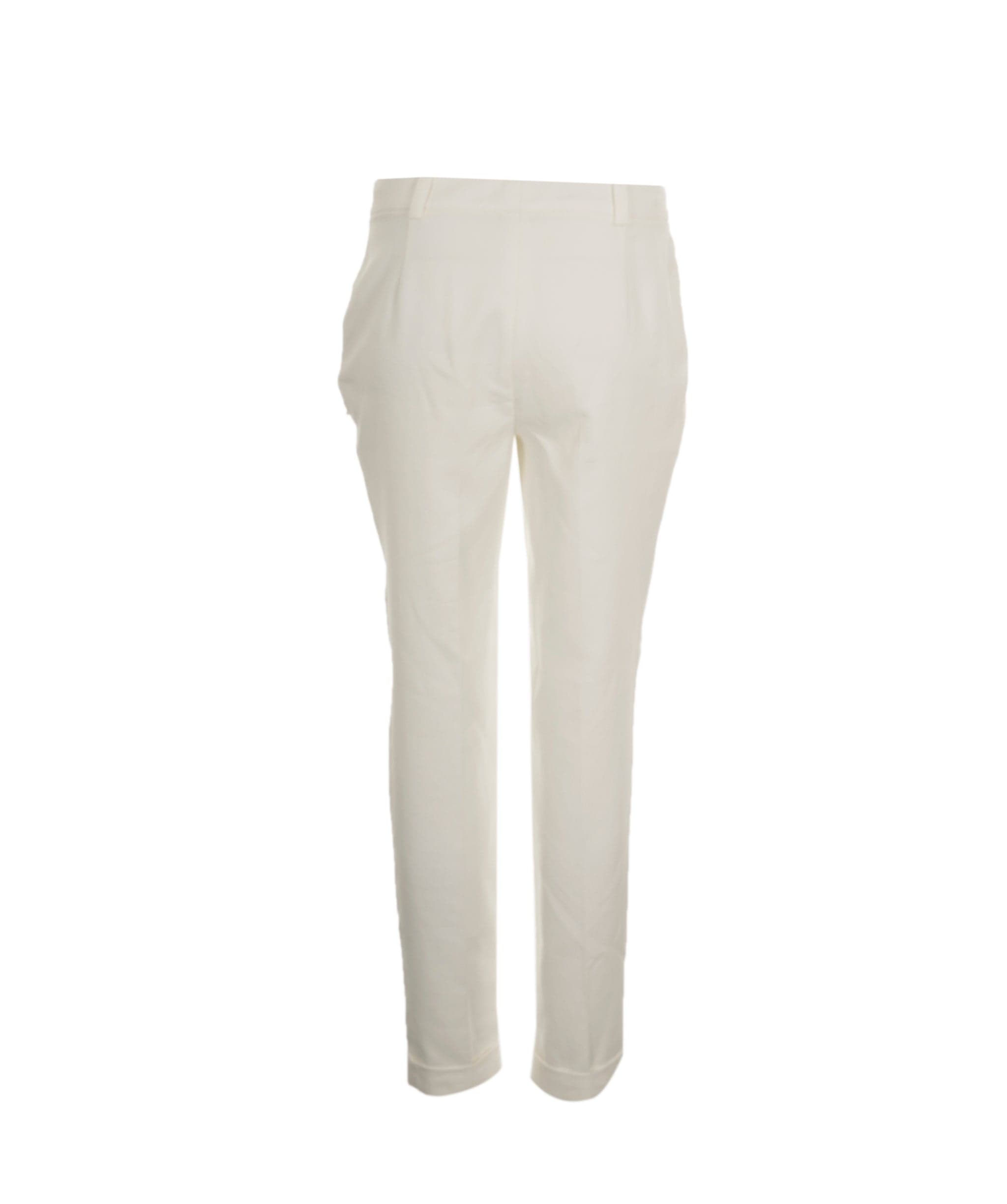 Loro Piana Loro Piana white cotton tailored  trousers  ASL8494