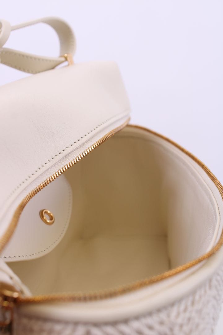 Loro Piana Loro Piana L27 Handbag Cream