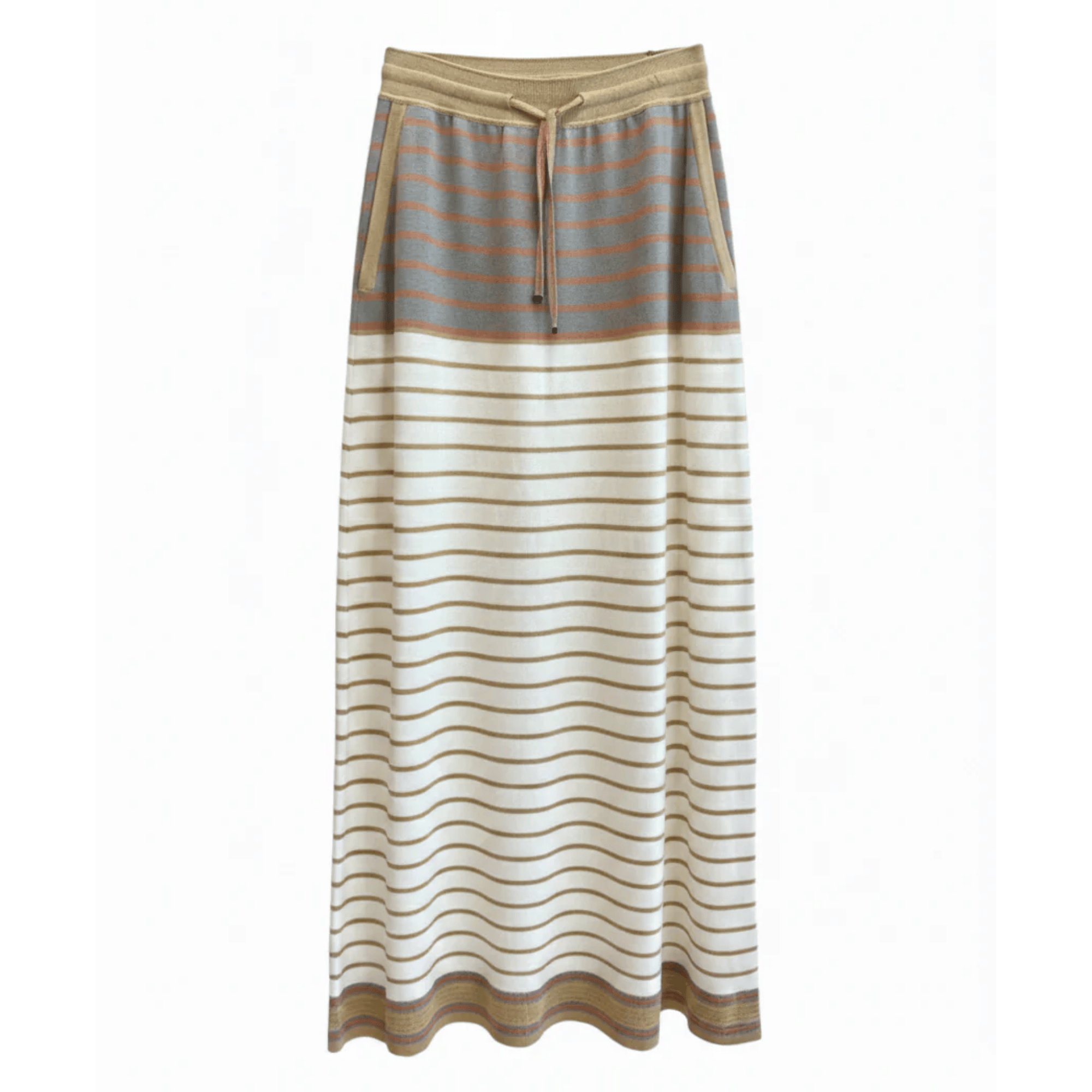 LORO PIANA GONNA SORBONNE STRIPES SKIRT( التنورة)