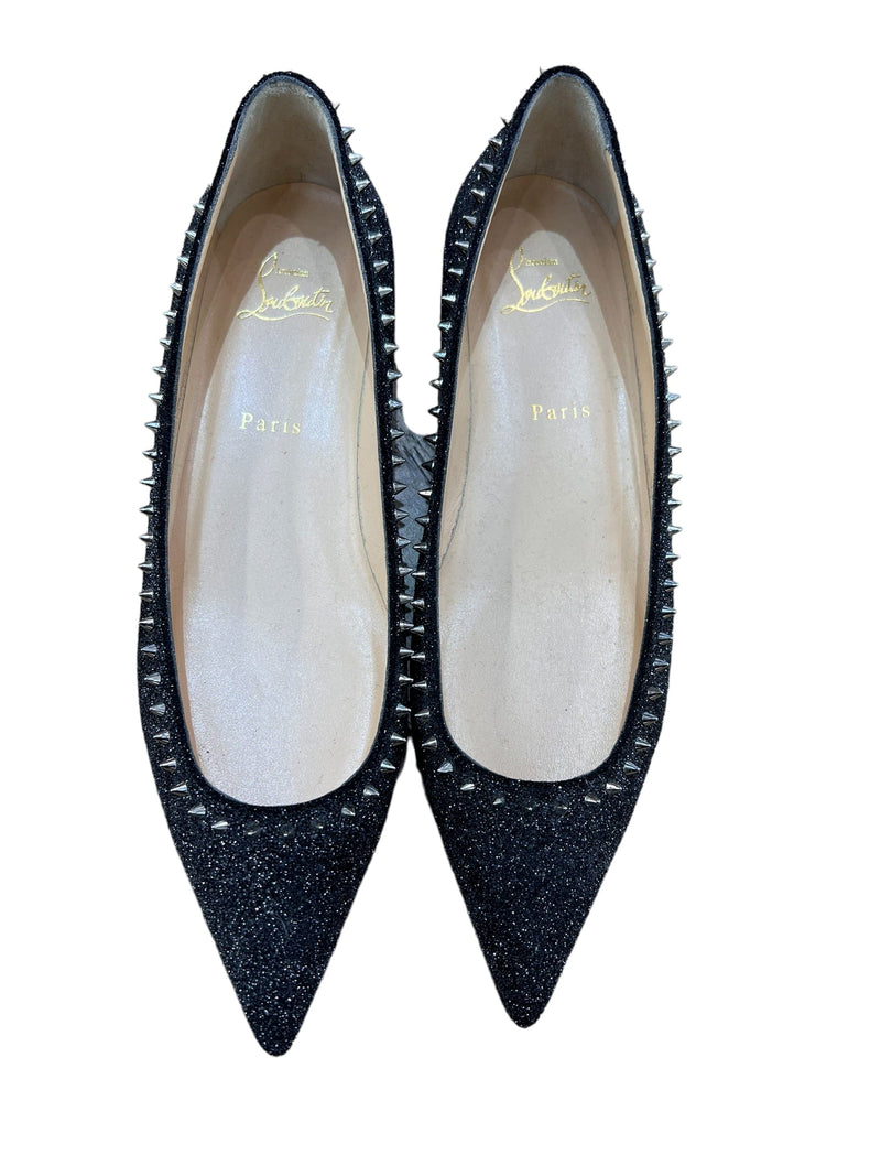 Spiked flats hot sale