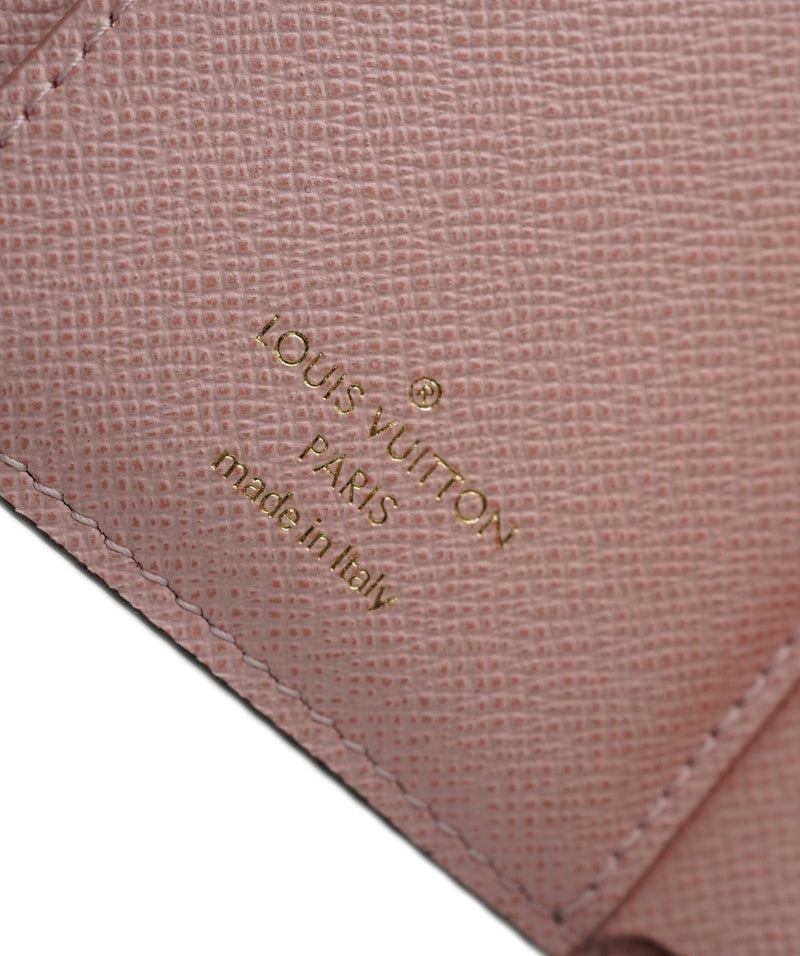 Louis Vuitton Louis Vuitton damier ebene wallet with pink interiors - AJC0482