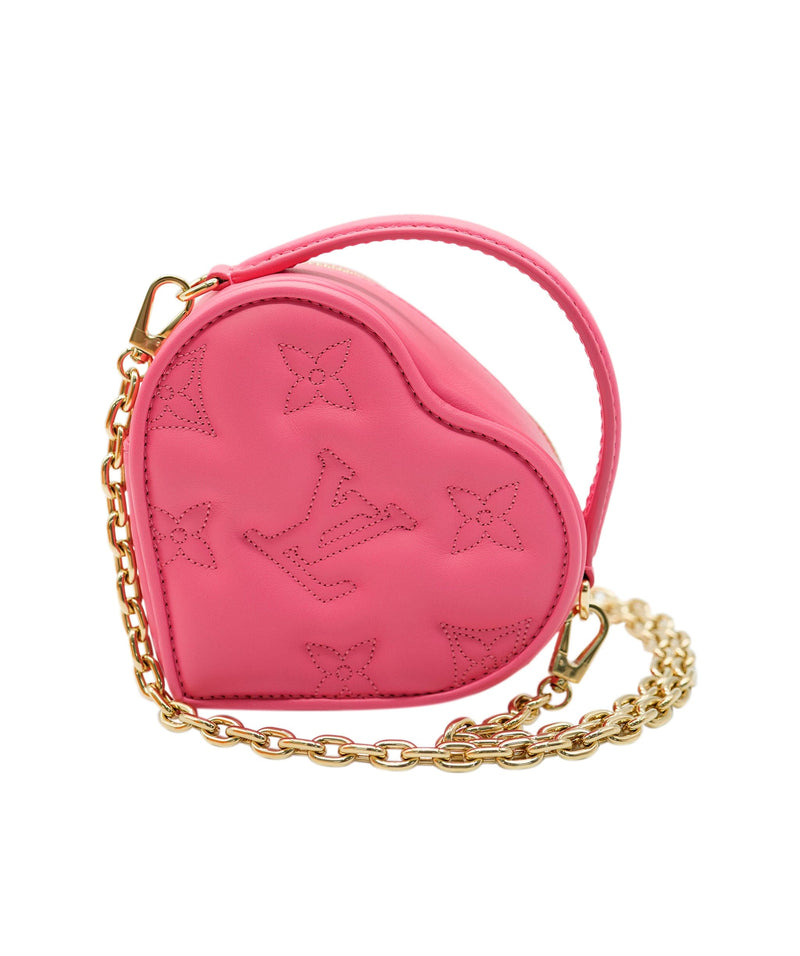 Louis Vuitton Dragon Fruit Pink Monogram Embroidered Calf Leather