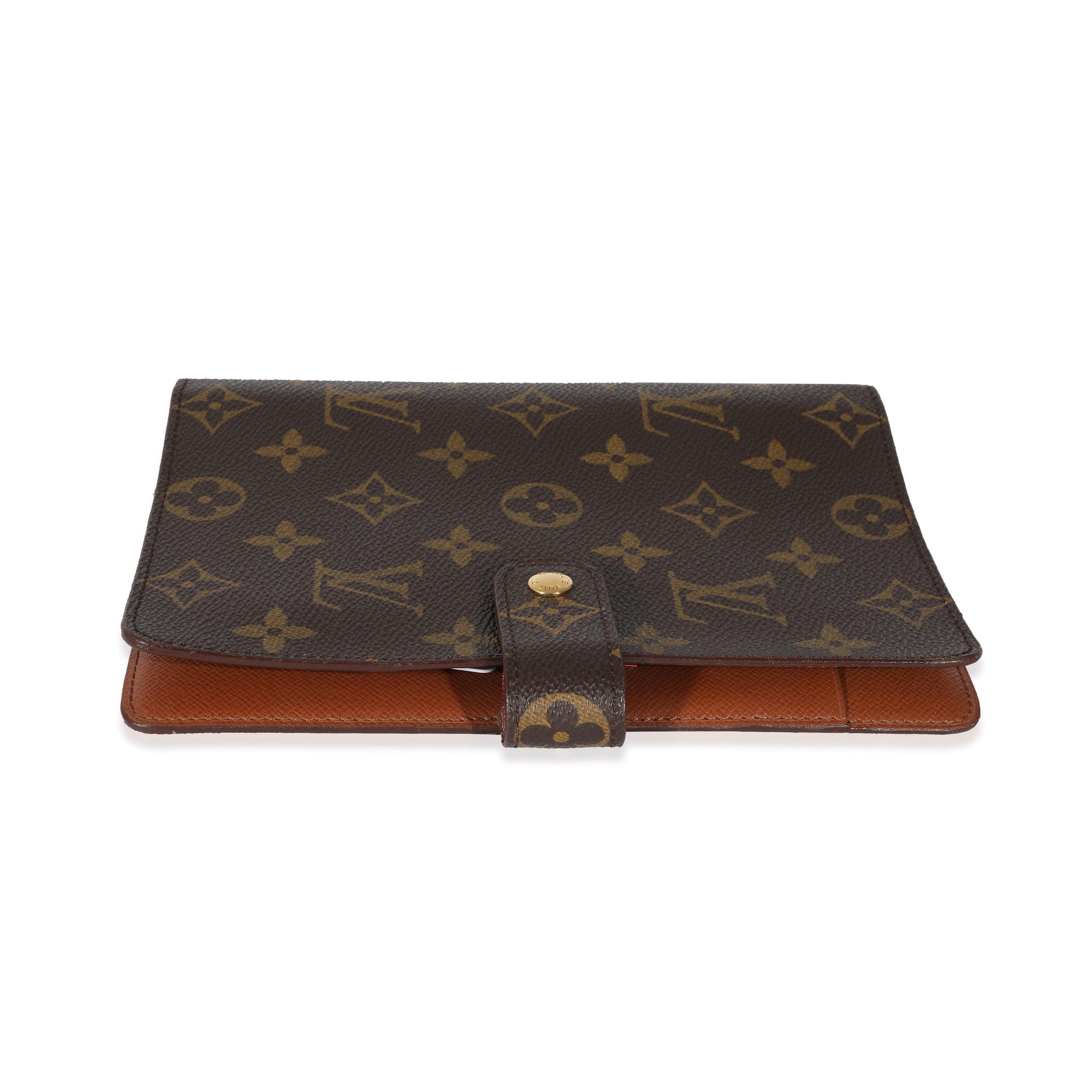 Louis Vuitton Louis Vuitton  Monogram Agenda MM Day Planner Cover ASC3513