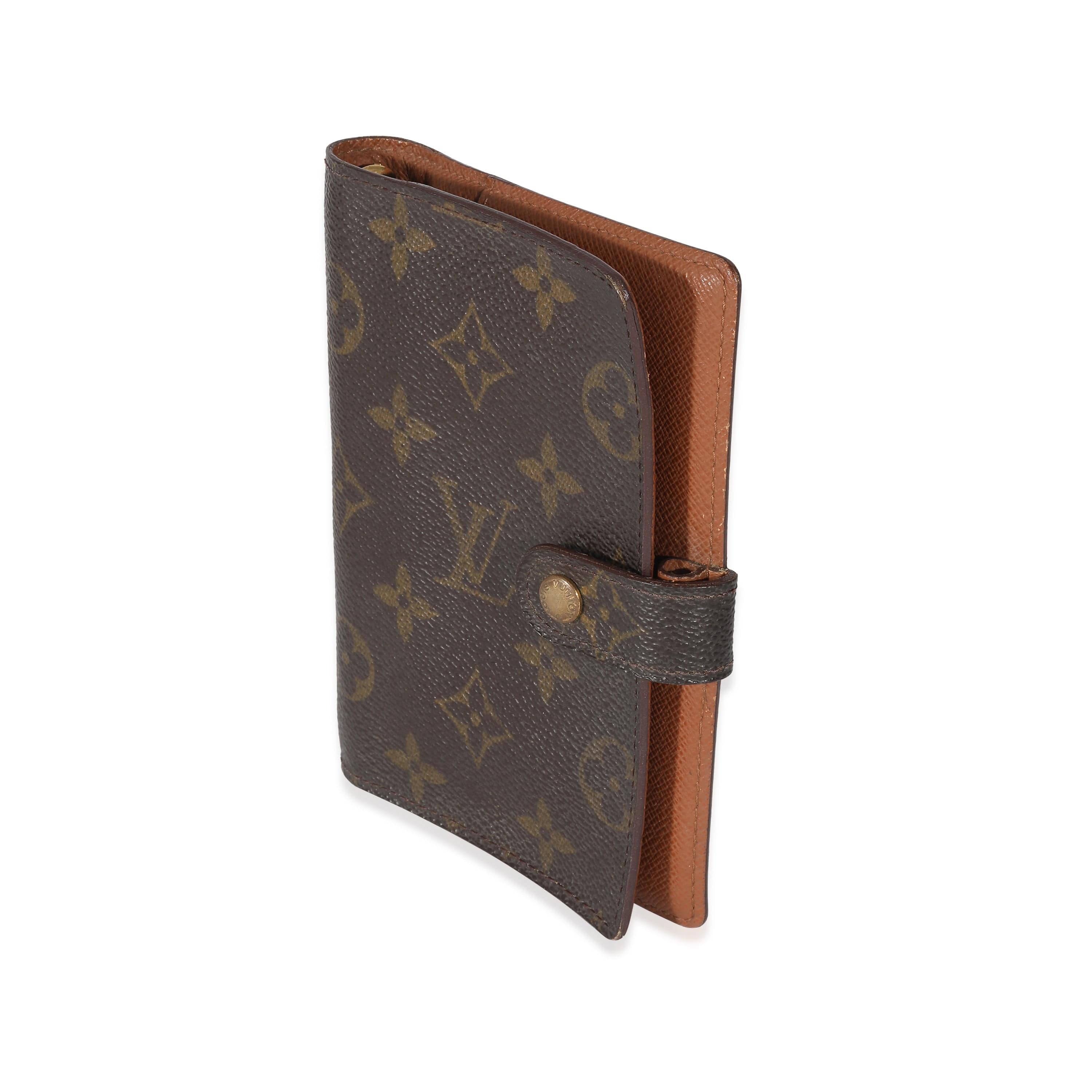 Louis Vuitton LOUIS VUITTON Monogram Agenda PM Day Planner Cover R2001 ASC3512