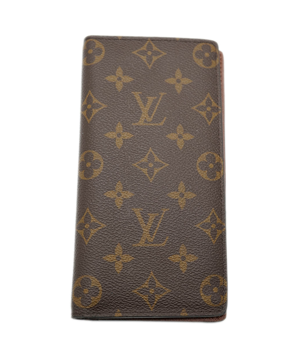 Louis Vuitton Brazza Wallet Monogram Canvas Brown