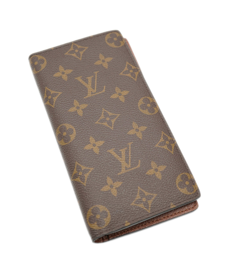 Louis Vuitton Brazza Wallet Monogram Canvas Brown