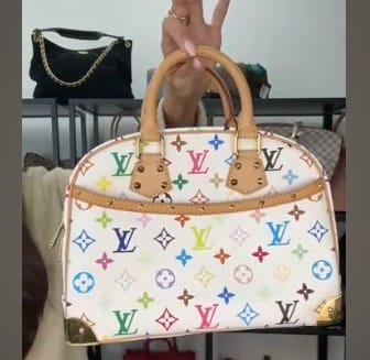 Louis Vuitton L26022921 LV Trouville White Multicolor Monogram