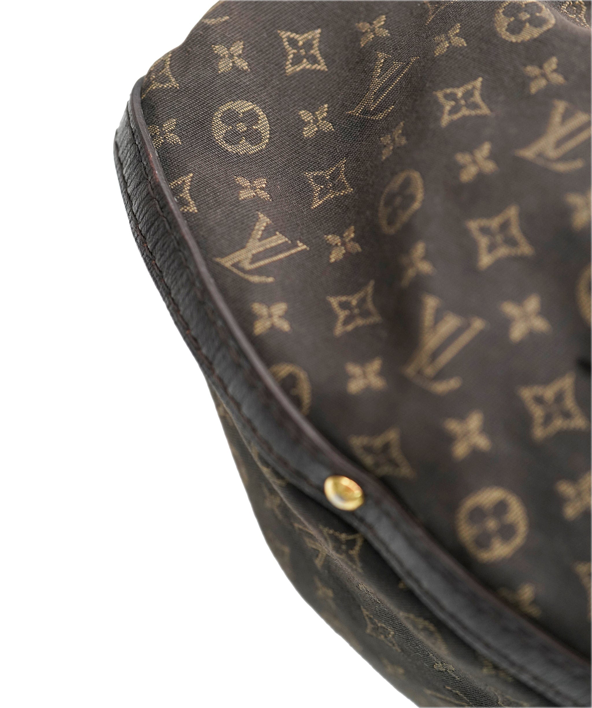 Louis Vuitton Louis Vuitton 2011 Brown Mini Lin Monogram Rhapsody MM Shoulder Bag DBXS2403