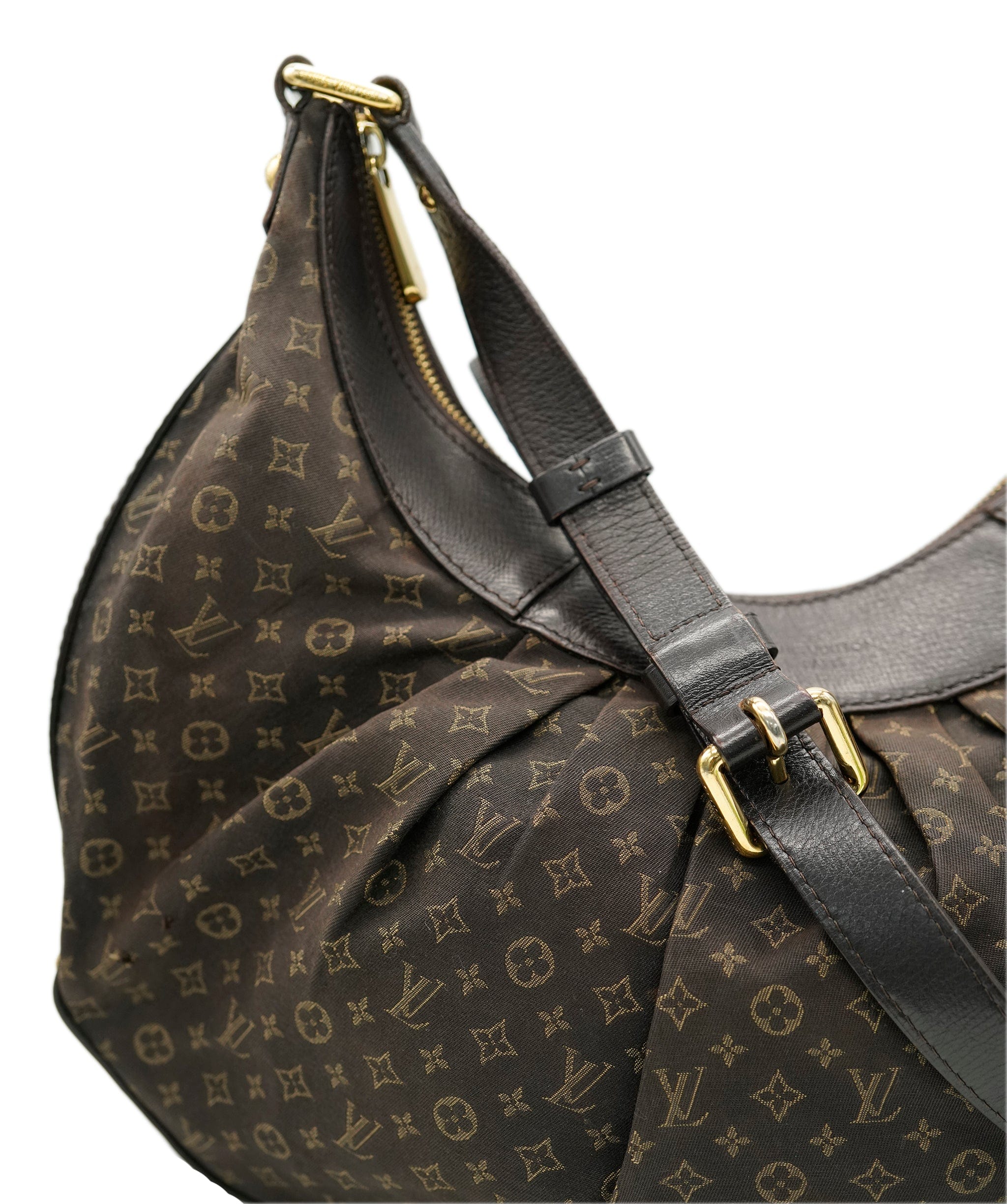 Louis Vuitton Louis Vuitton 2011 Brown Mini Lin Monogram Rhapsody MM Shoulder Bag DBXS2403