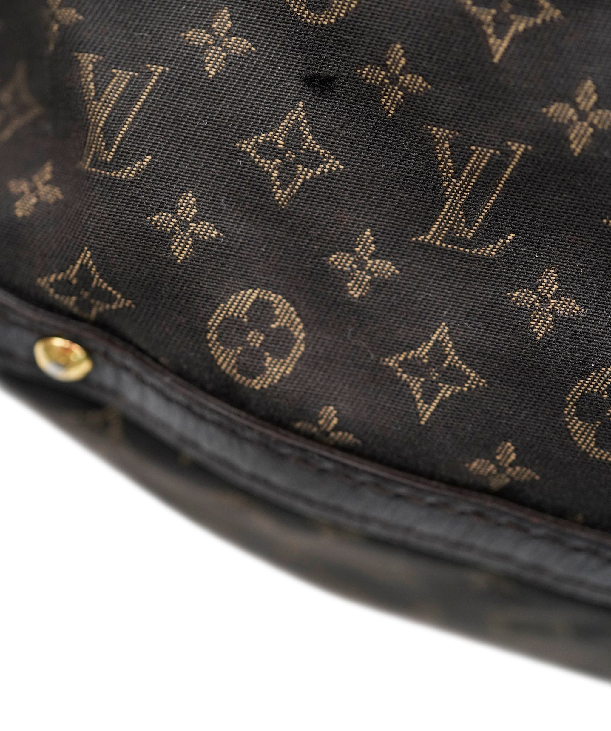 Louis Vuitton Louis Vuitton 2011 Brown Mini Lin Monogram Rhapsody MM Shoulder Bag DBXS2403
