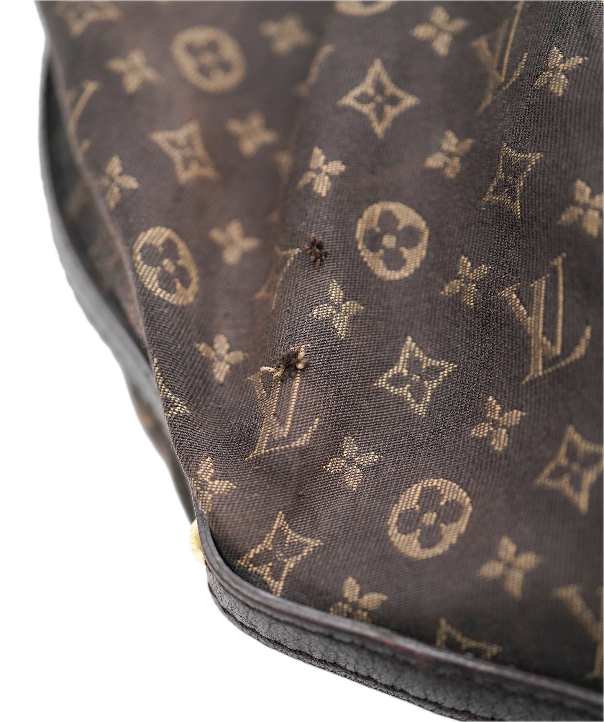 Louis Vuitton Louis Vuitton 2011 Brown Mini Lin Monogram Rhapsody MM Shoulder Bag DBXS2403